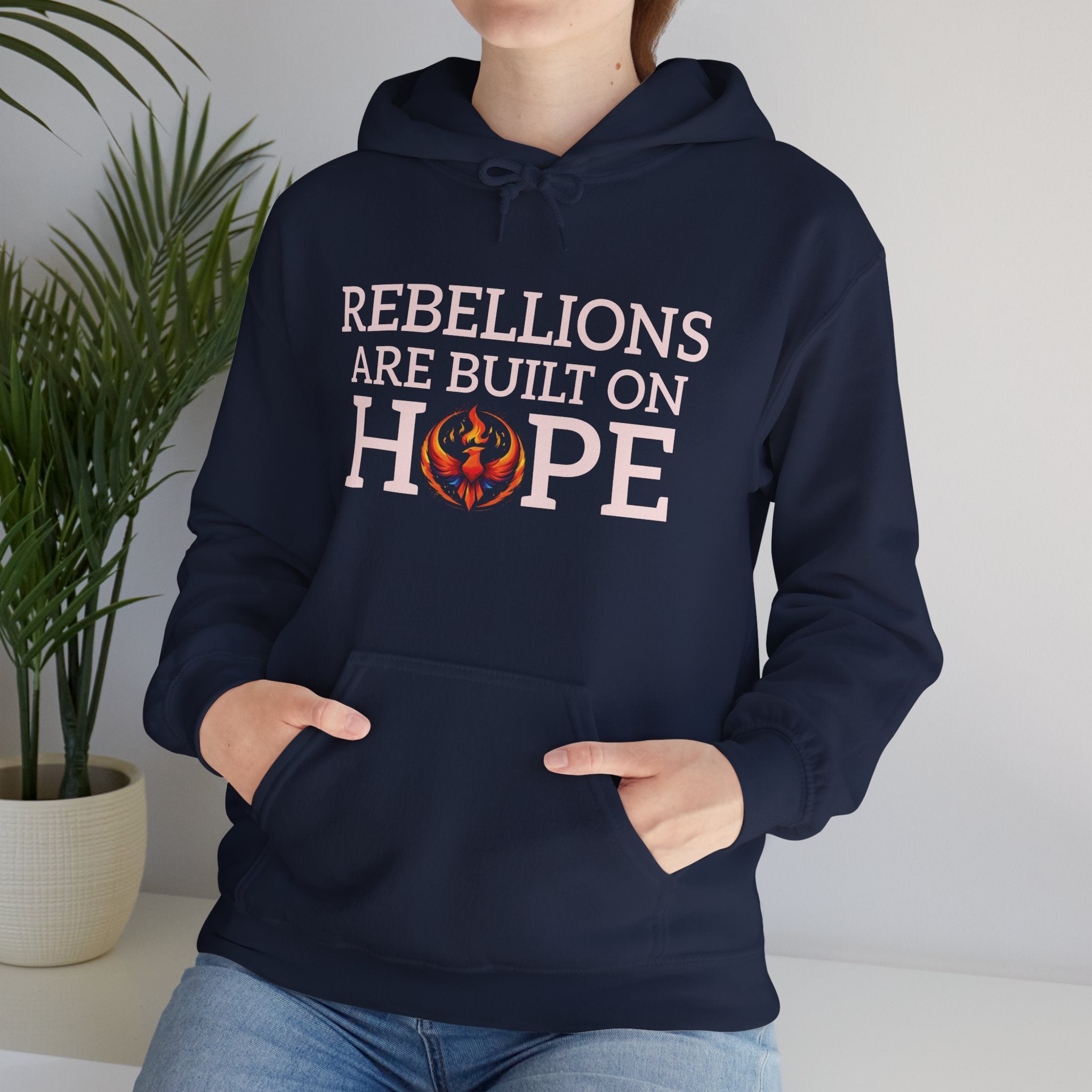 Rebellions Are Built on Hope Hoodie | Inspirational Protest Graphic Sweatshirt
