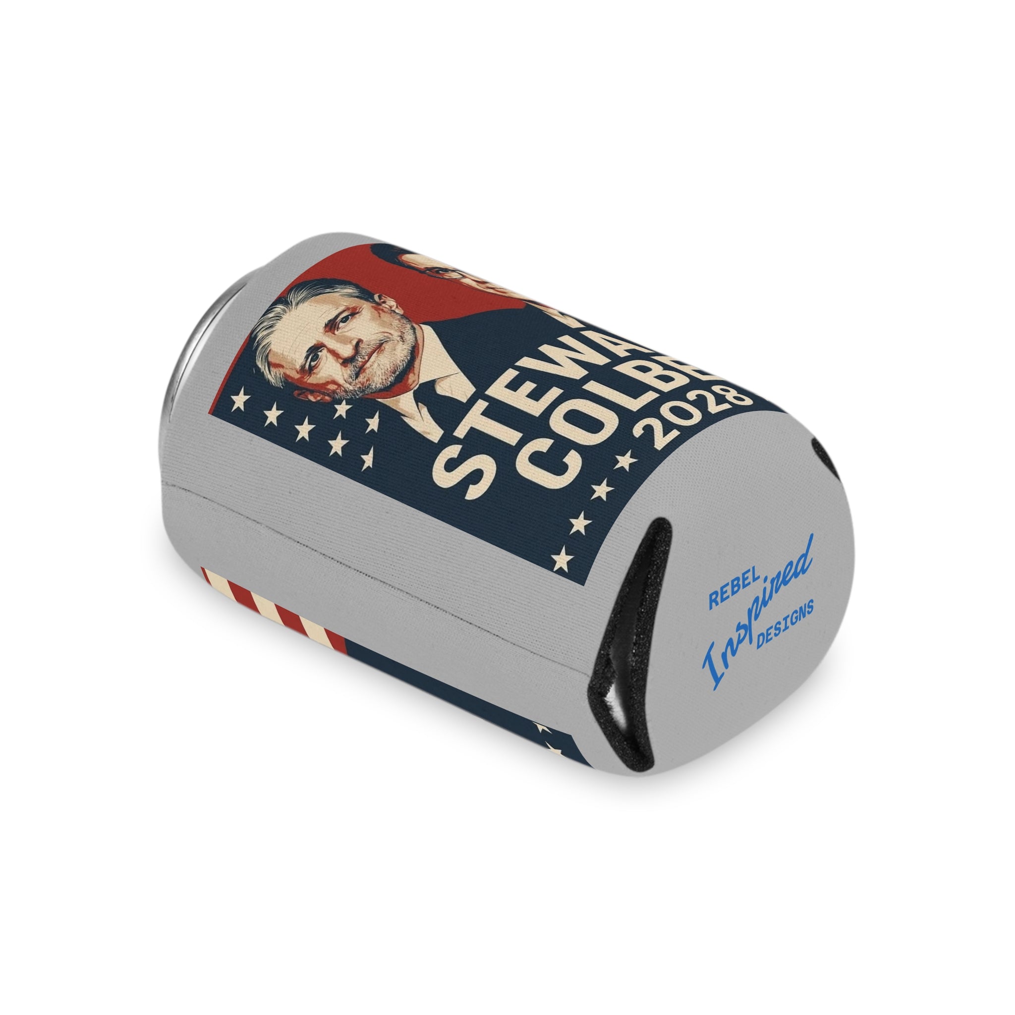 Stewart Colbert 2028 Can Cooler, Political Humor Beverage Holder, Insulated Drink Sleeve