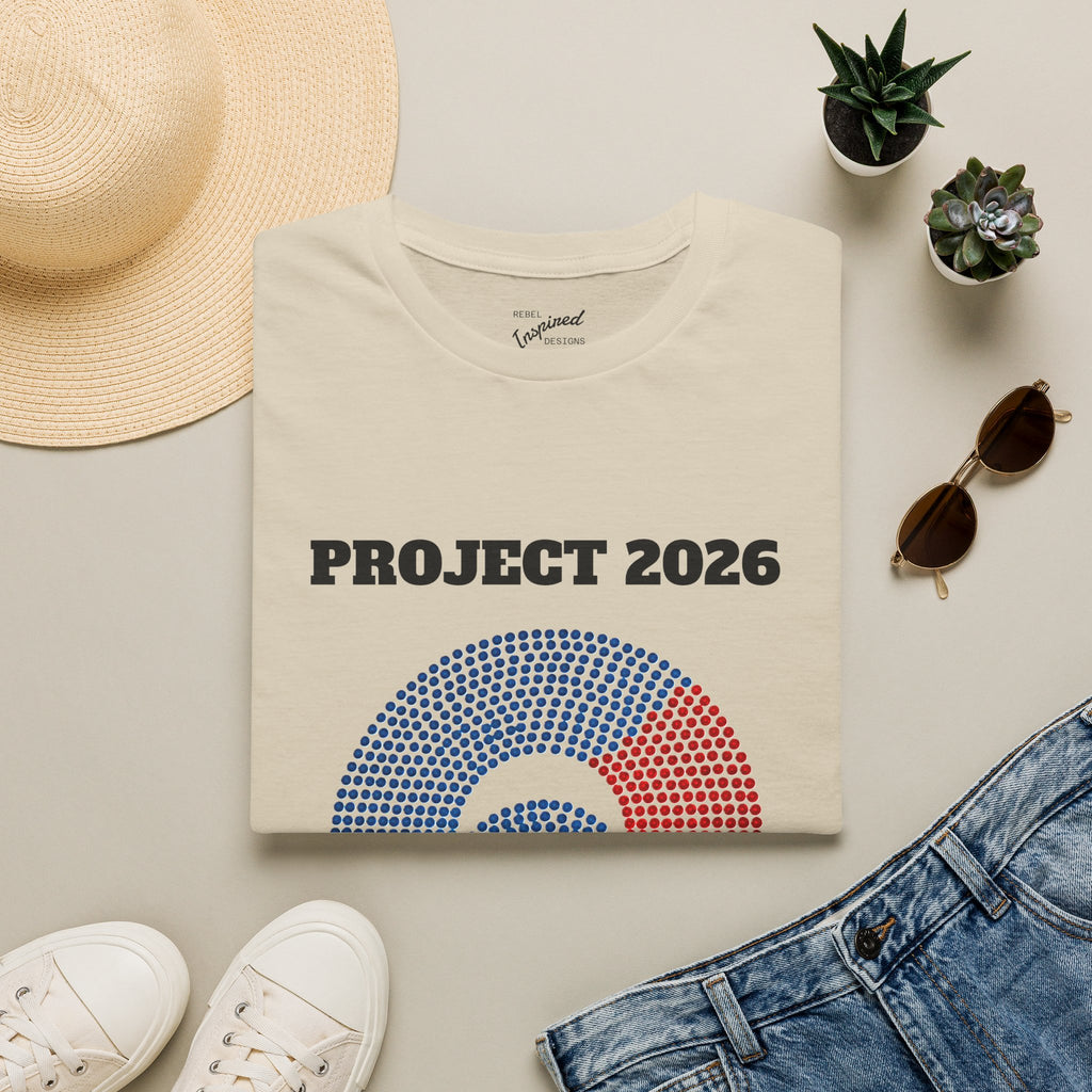 Project 2026 Unisex T-Shirt, Make America Safe Again, Congressional Map Tee