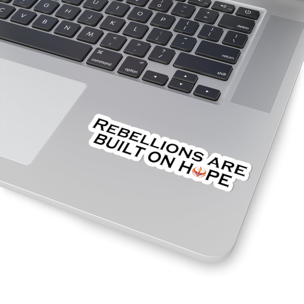 Rising Phoenix Built on Hope Kiss-Cut Stickers | Rebel Statement Vinyl Decal