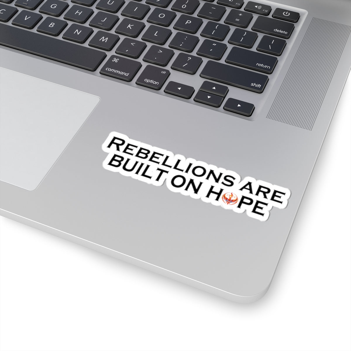 Rising Phoenix Built on Hope Kiss-Cut Stickers | Rebel Statement Vinyl Decal