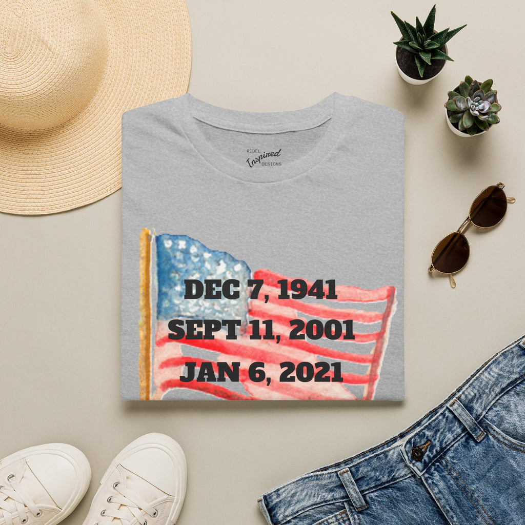 Never Forget T-Shirt, American History Tee, Patriotic Activist Gift