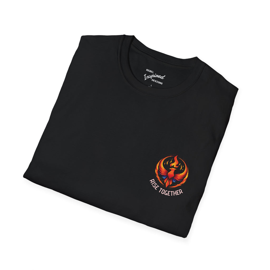 Rise Together T-Shirt | Empowerment Shirt | Rebel Inspired Designs Logo | Activist Gift