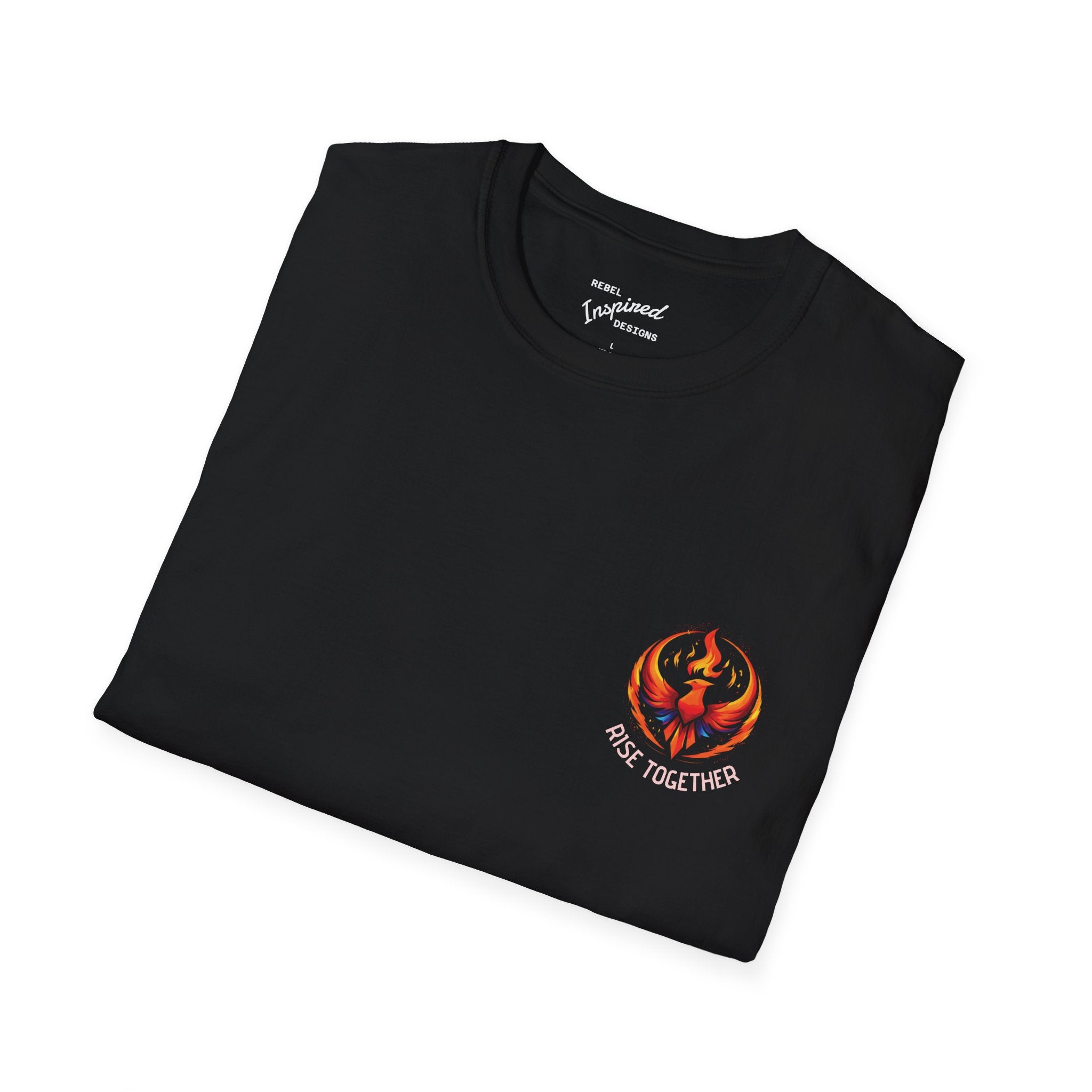 Rise Together T-Shirt | Empowerment Shirt | Rebel Inspired Designs Logo | Activist Gift