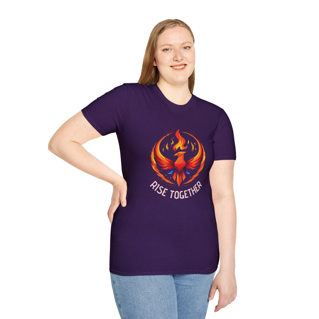 Phoenix Rise Together T-Shirt | Activist Empowerment Graphic Tee