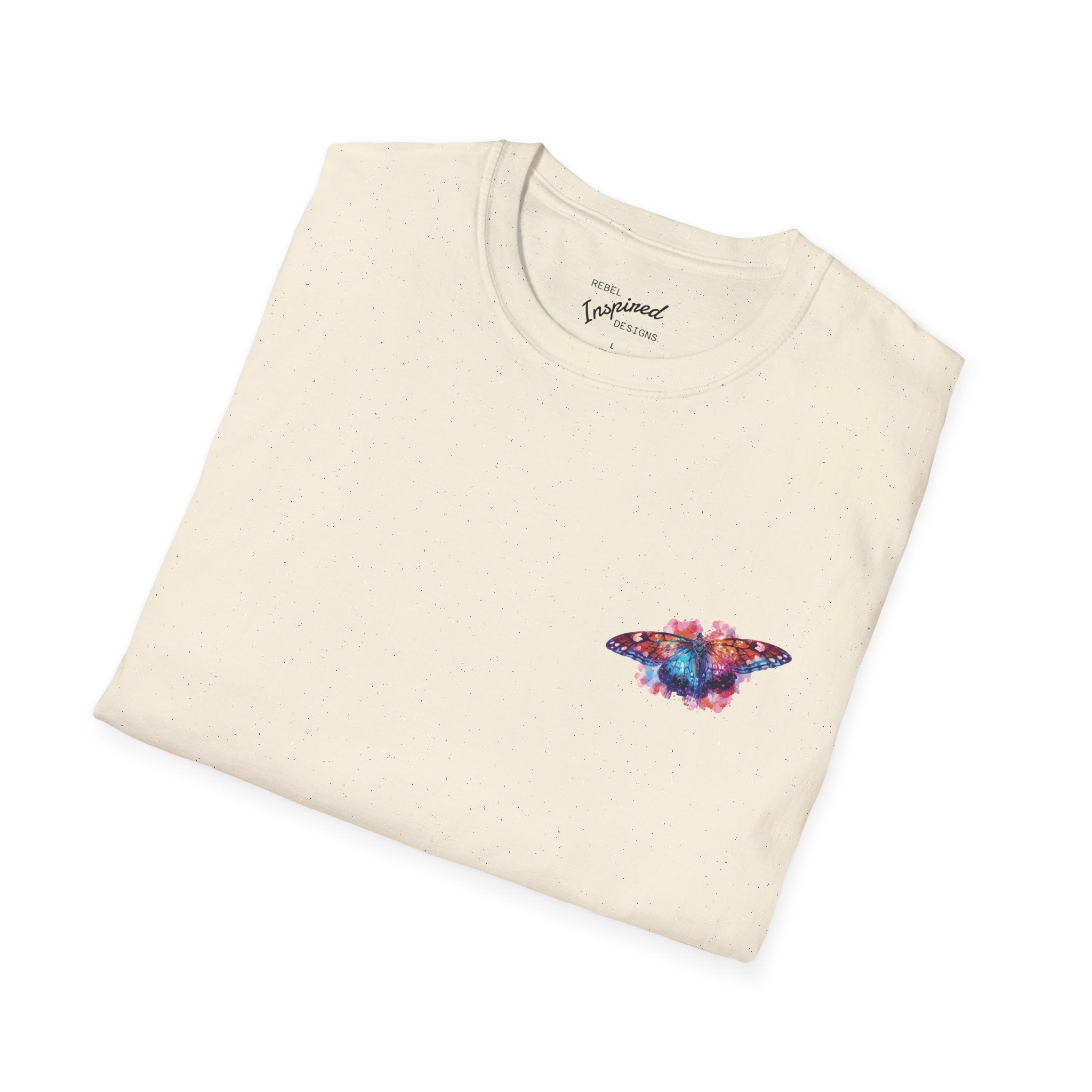 Butterfly Rise Together T-Shirt | Watercolor Inspirational Butterfly Tee | Equality Advocacy Gift
