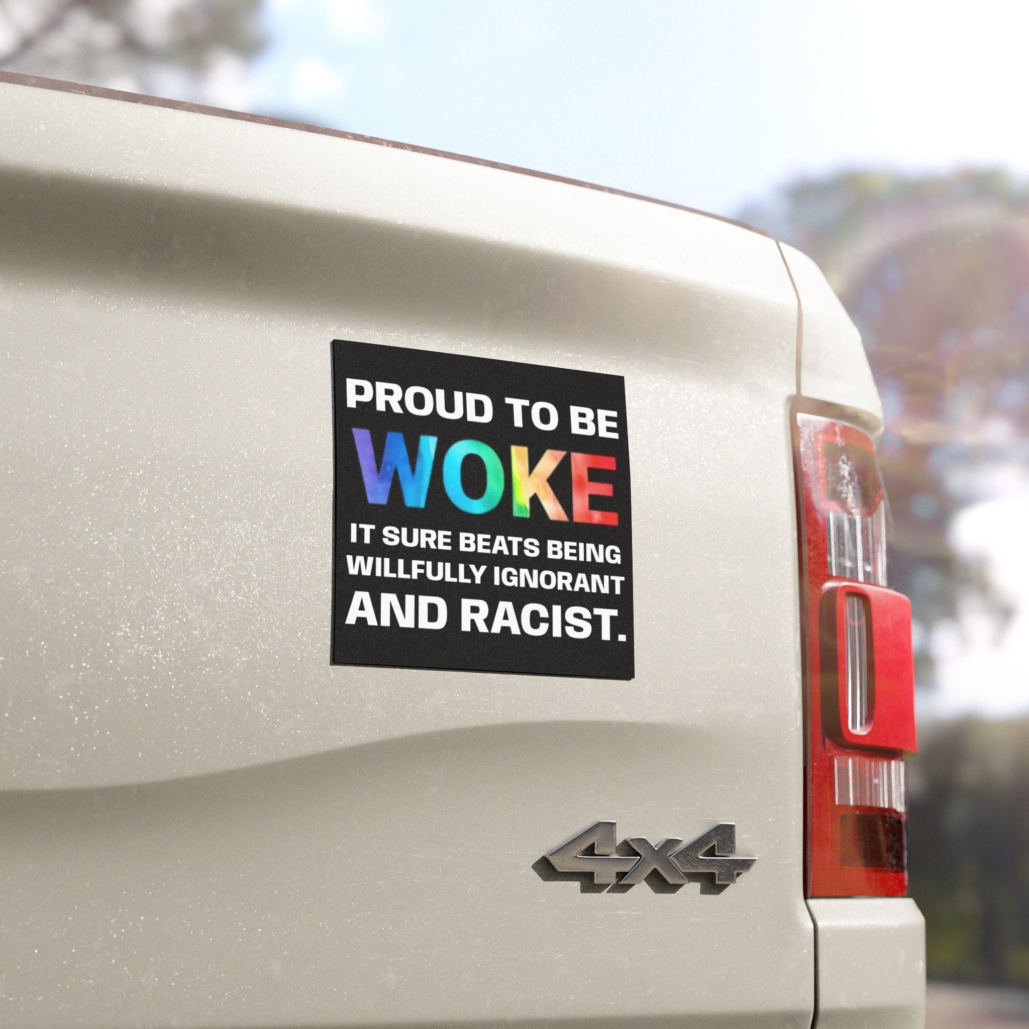 Proud to Be Woke Car Magnets | Social Justice Decal | Activist Gift