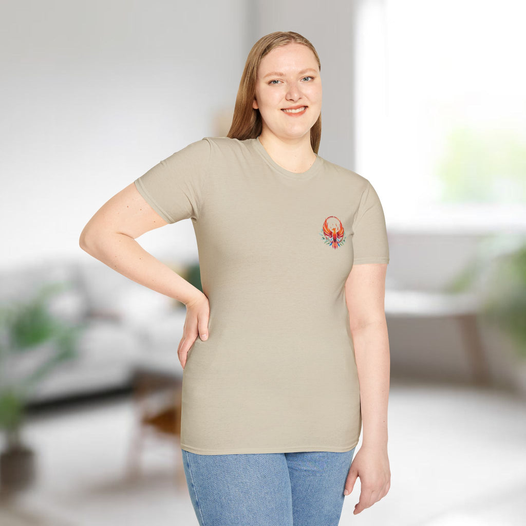 Hope Reforged Tee | Rising Phoenix Resistance T-Shirt | Empowerment Gift