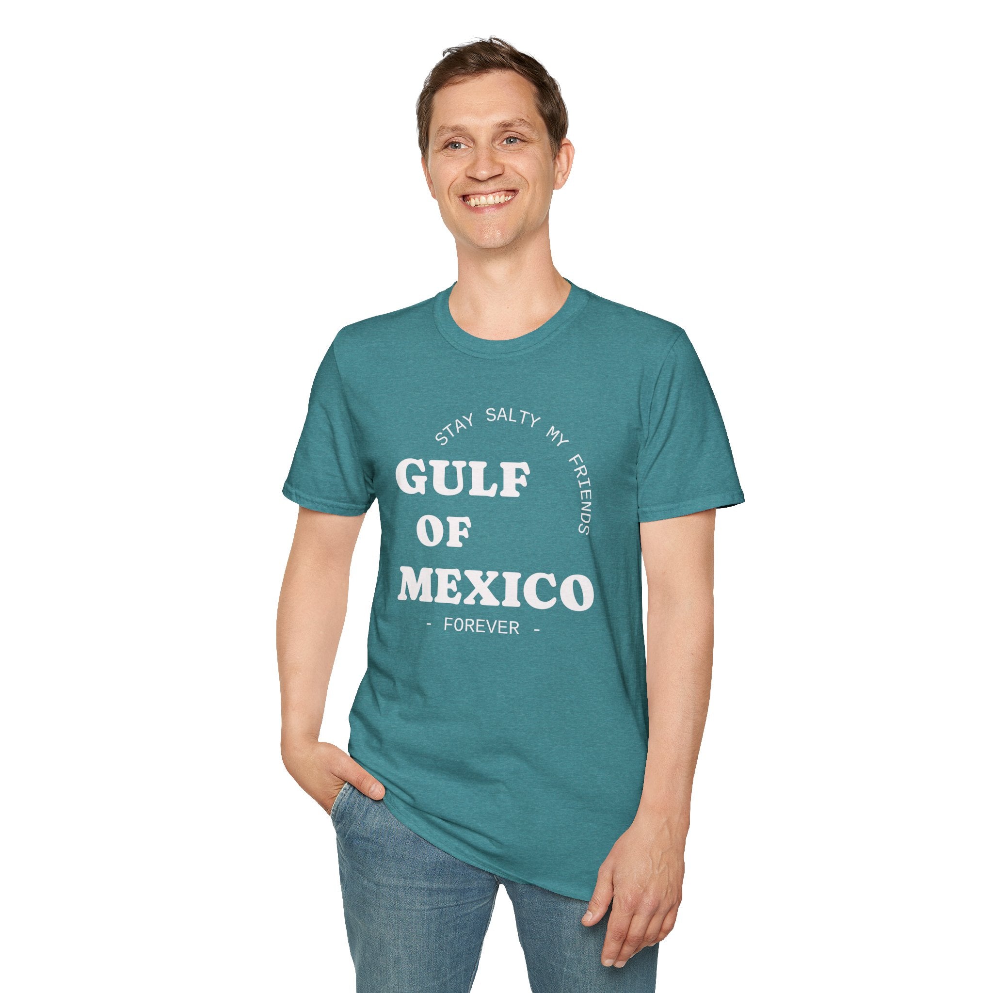 Stay Salty Unisex Shirt, Gulf of Mexico Forever T-Shirt, Coastal Humor Clothing, Protest Top