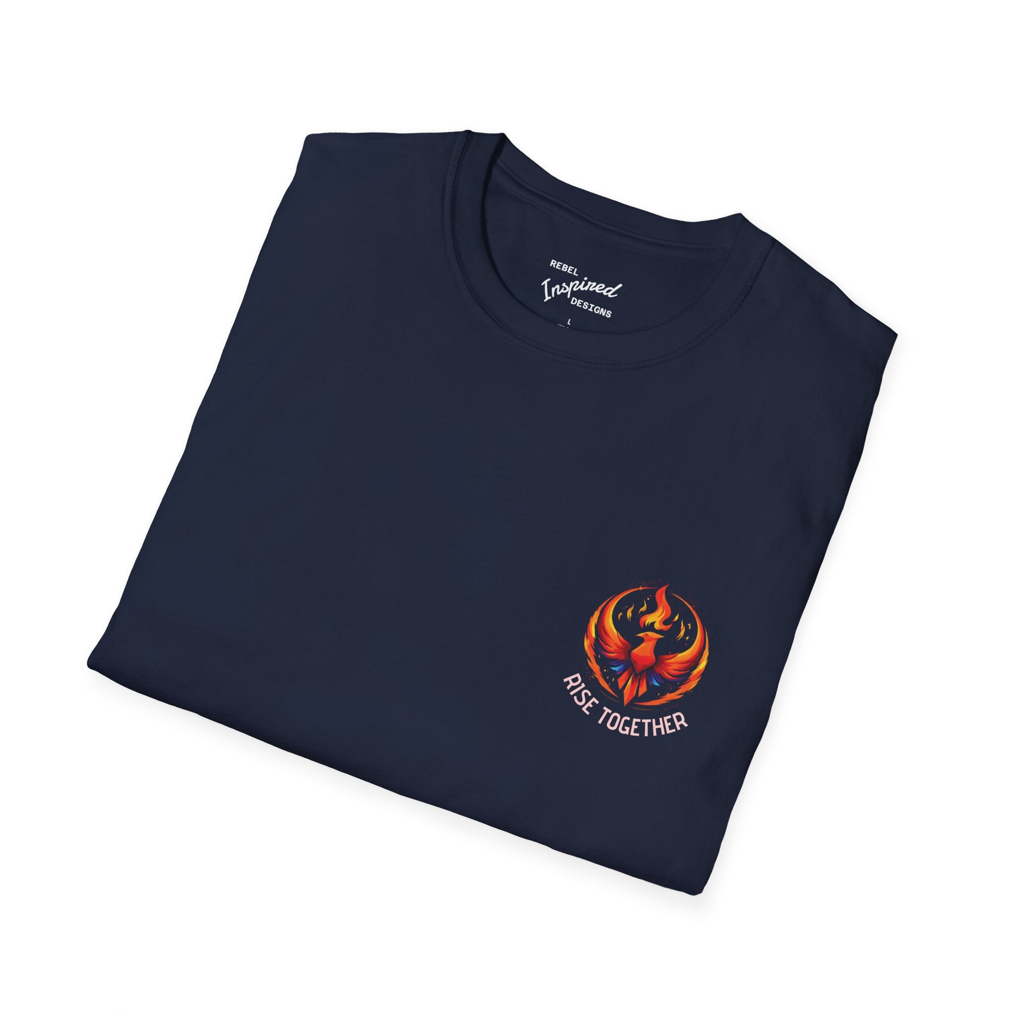 Rise Together T-Shirt | Empowerment Shirt | Rebel Inspired Designs Logo | Activist Gift
