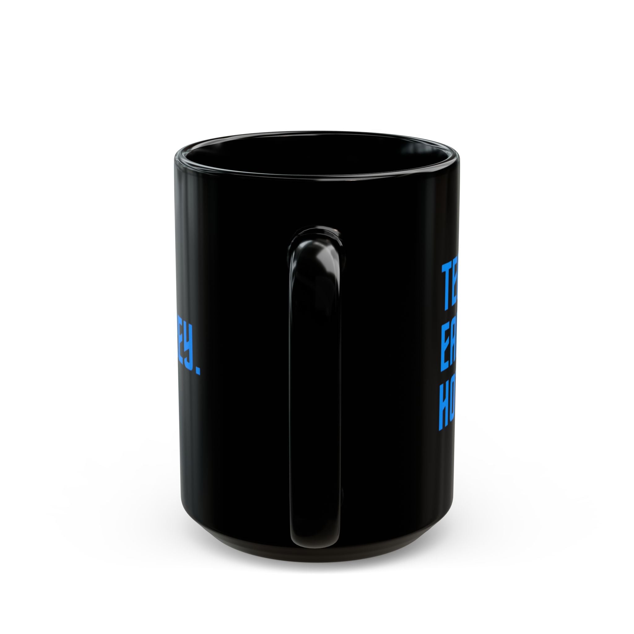 Tea Earl Grey Hot Mug | Black Ceramic Coffee Cup | Sci-fi Fan Gift