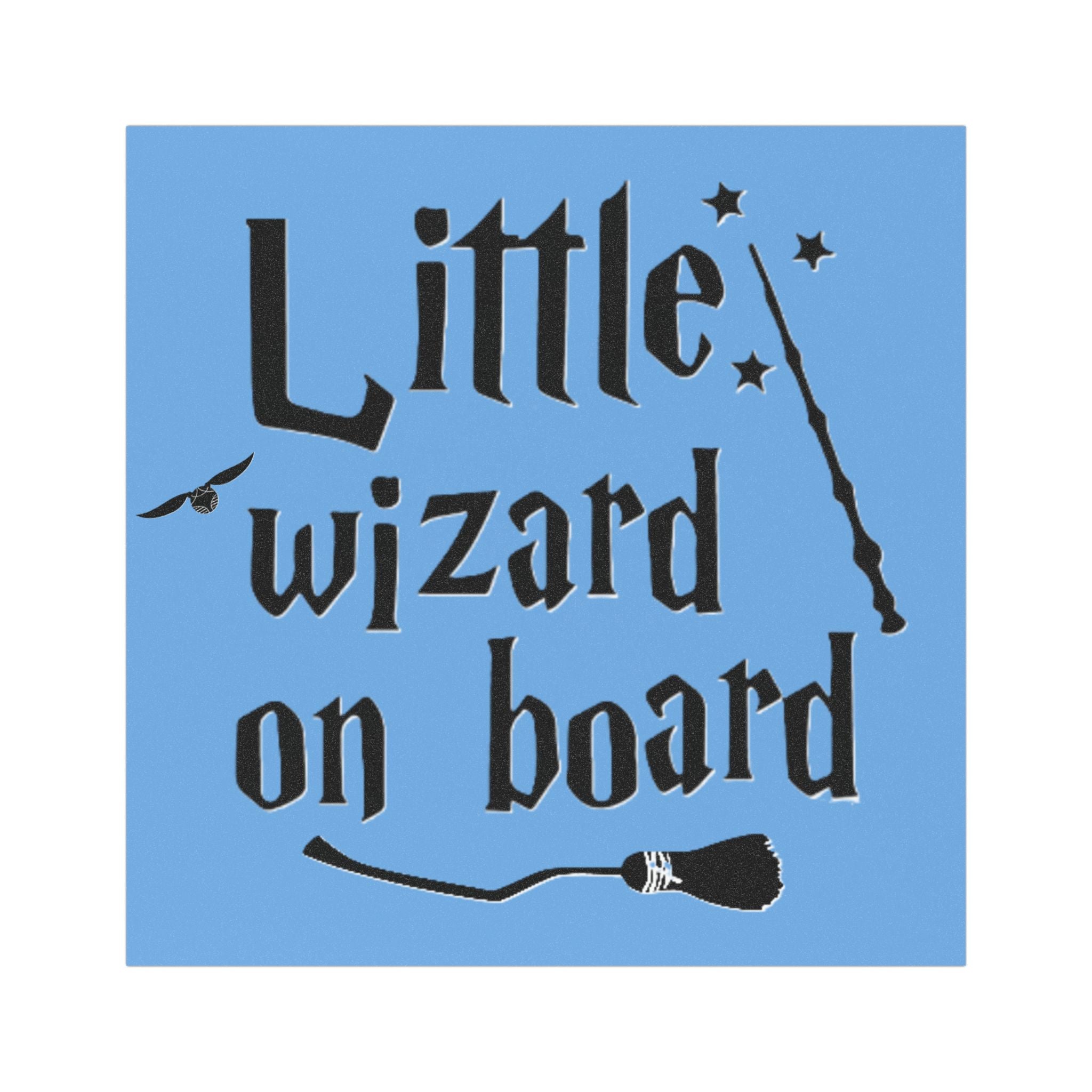 Little Wizard On Board Car Magnet | Magical Baby Sign | Baby Shower Gift