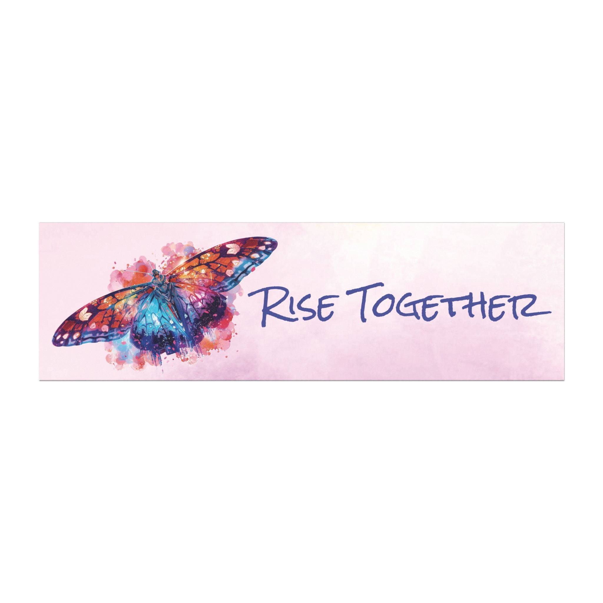 Watercolor Butterfly Rise Together Car Magnet | Rebellions Are Built On Hope Decal | Mothers Day Gift