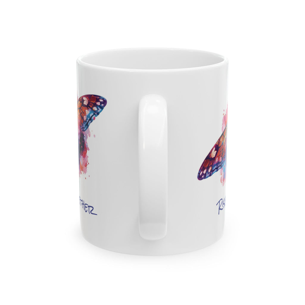 Butterfly Rise Together Coffee Mug | Inspirational Ceramic Mug 11oz 15oz | Activist Gift