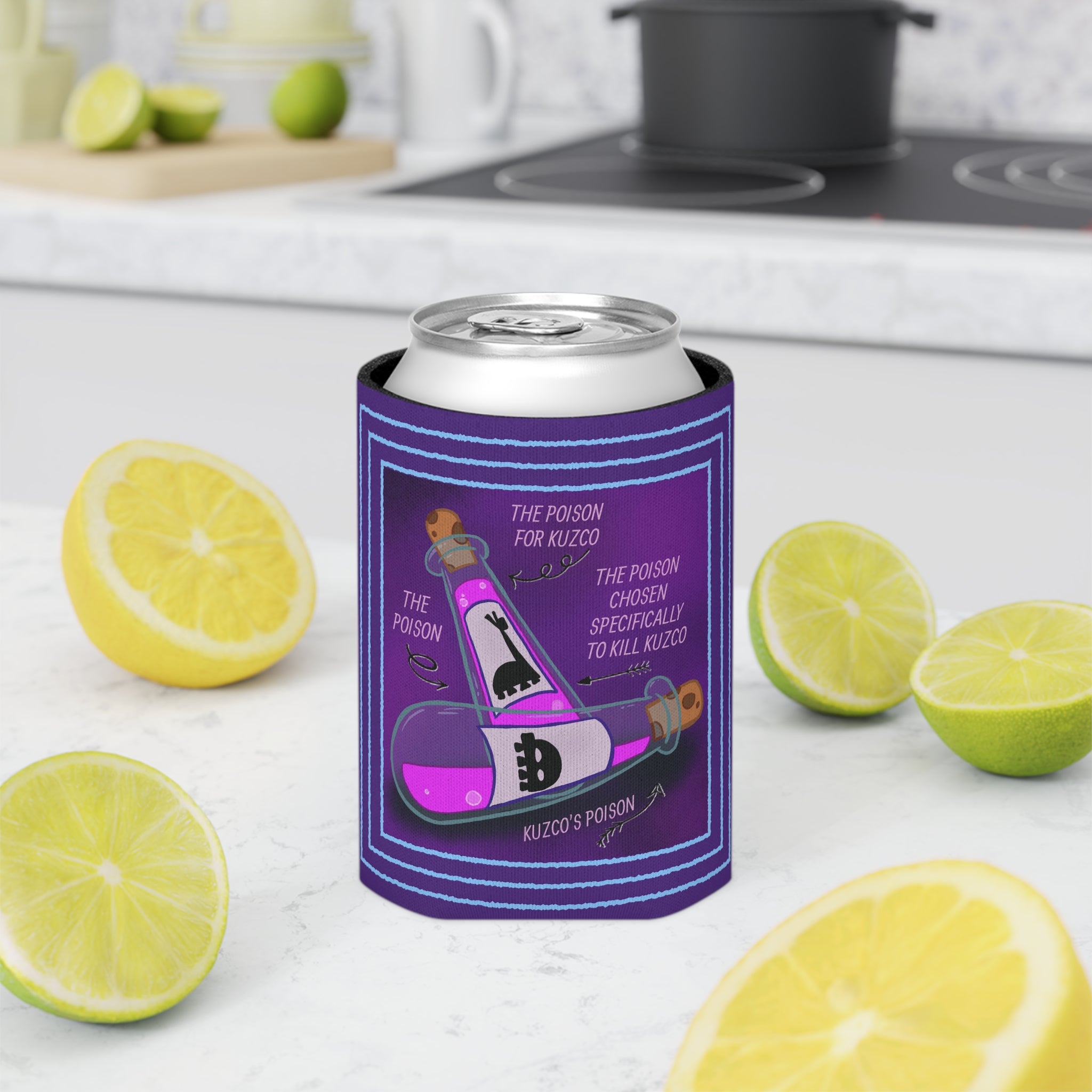 Poison Llama Can Cooler | Llama Drama Drink Sleeve | Animated Movie Gift