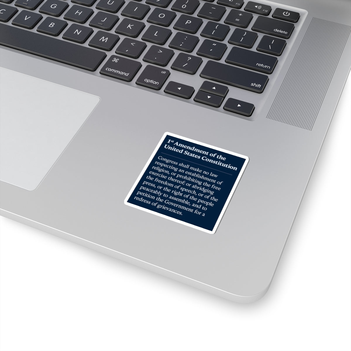 1st Amendment Sticker | Free Speech Vinyl Decal | Political Laptop Sticker