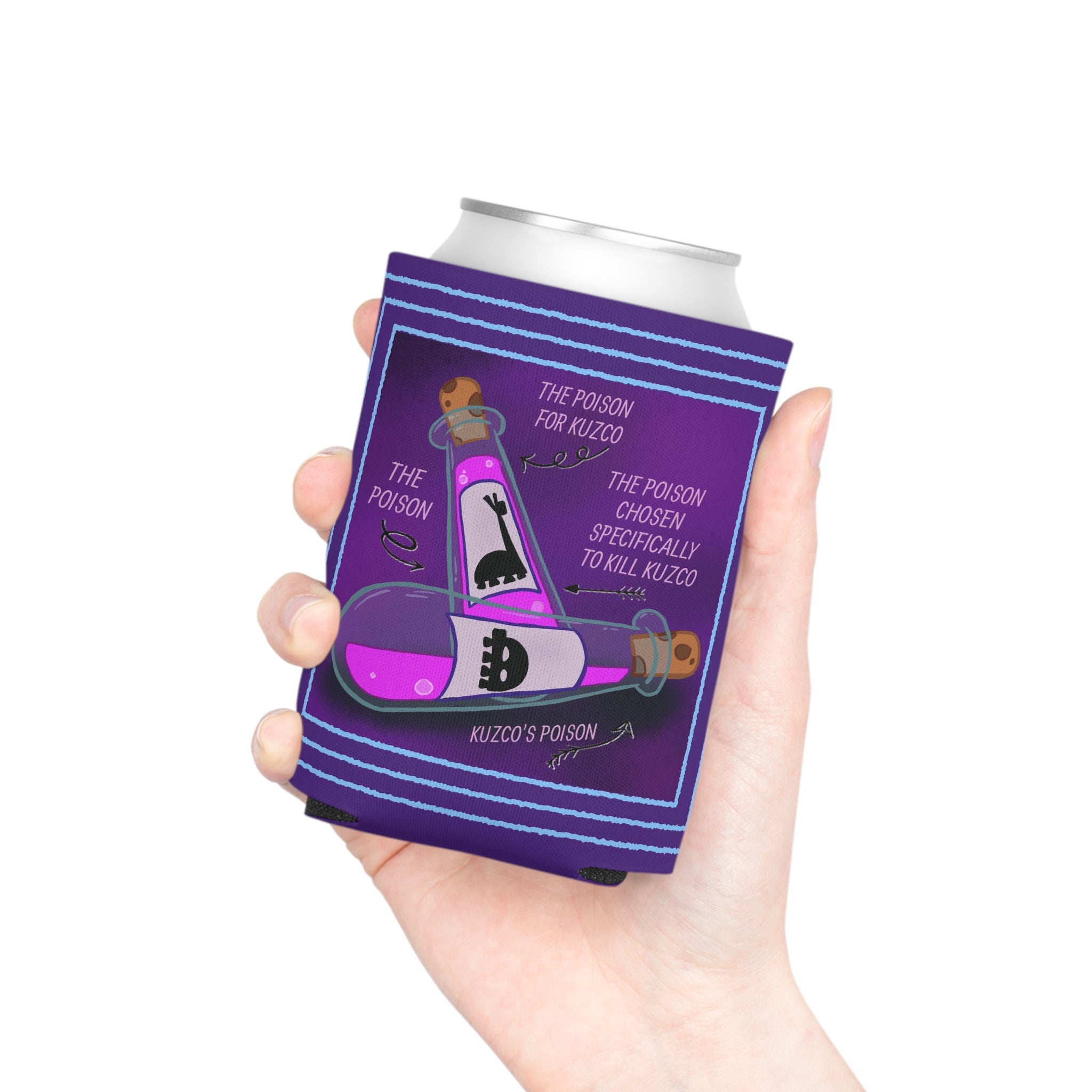 Poison Llama Can Cooler | Llama Drama Drink Sleeve | Animated Movie Gift