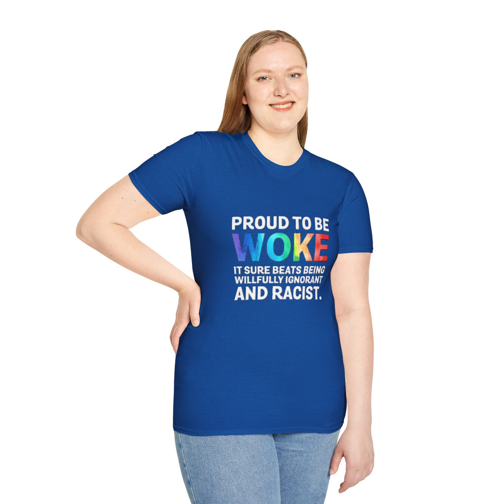 Proud to be Woke Unisex T-Shirt, Anti-Racism Tee, Equality Shirt