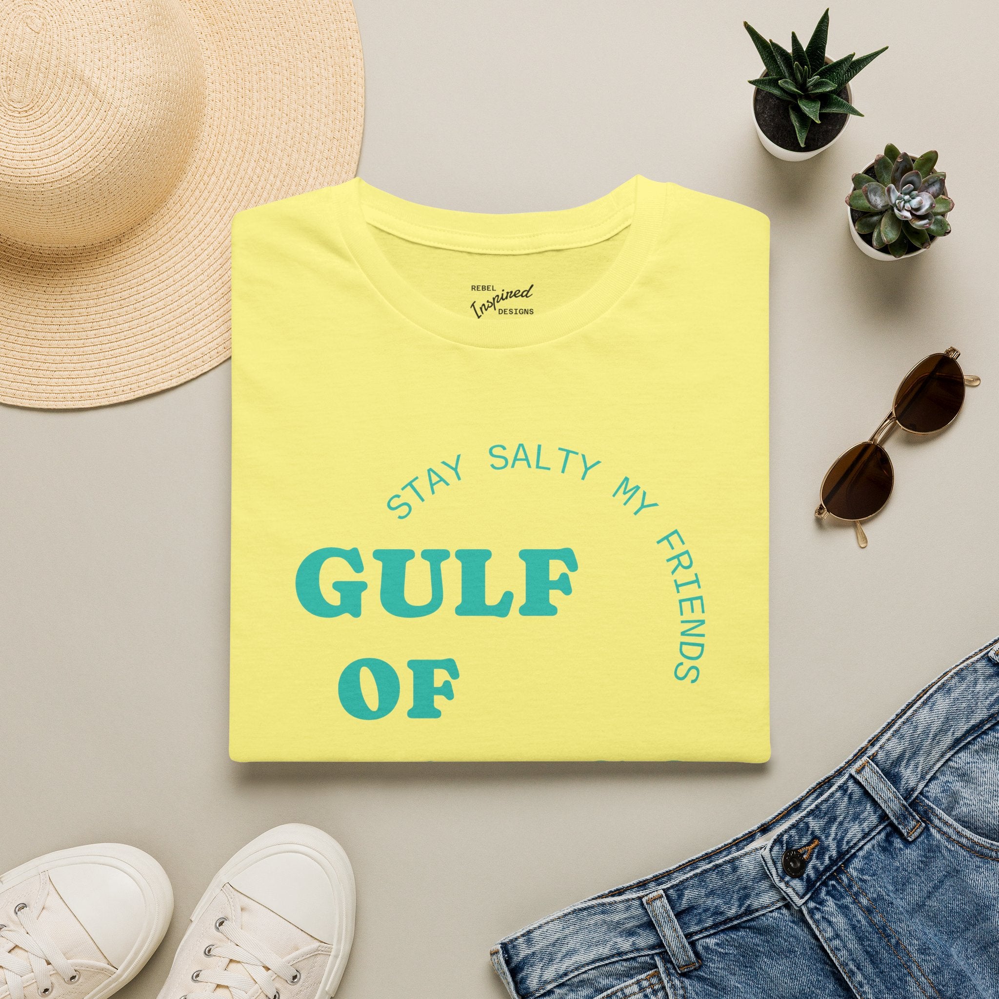 Stay Salty Unisex Shirt, Gulf of Mexico Forever T-Shirt, Coastal Humor Clothing, Protest Top