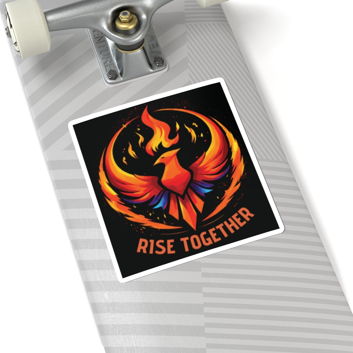 Rise Together Kiss-Cut Sticker | Rising Phoenix Vinyl Sticker
