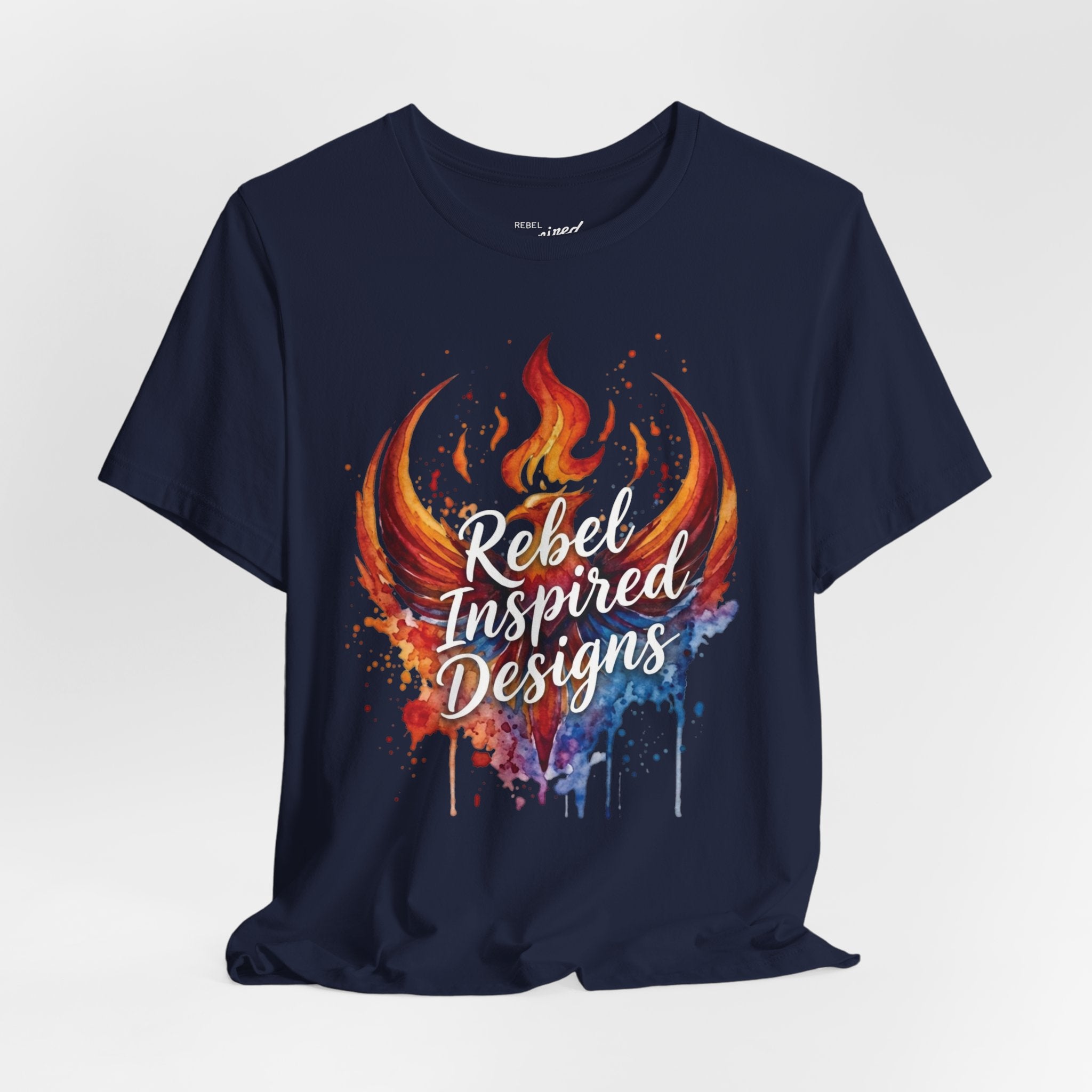 Fiery Phoenix Paint Splash Tee | Rebel Inspired Designs Graphic T-Shirt