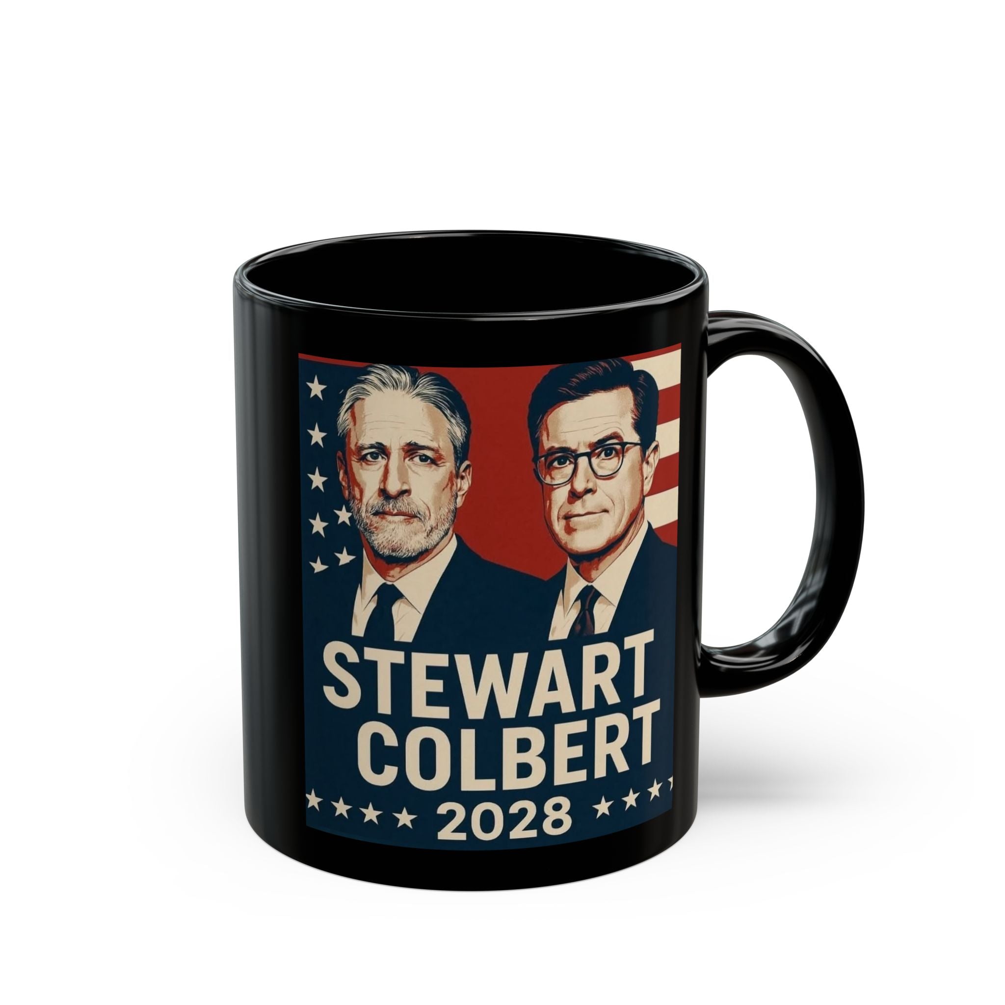 Stewart Colbert 2028 Coffee Mug | Political Humor Gift