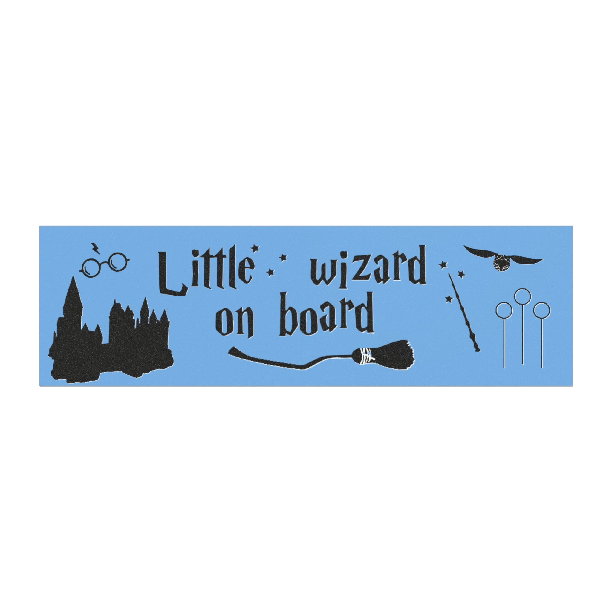 Little Wizard On Board Car Magnet | Magical Baby Sign | Baby Shower Gift