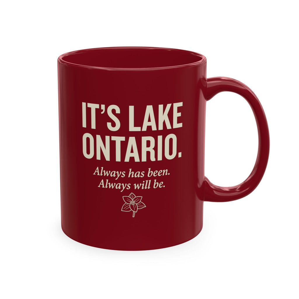 Lake Ontario Ceramic Mug | Not Lake America Coffee Cup