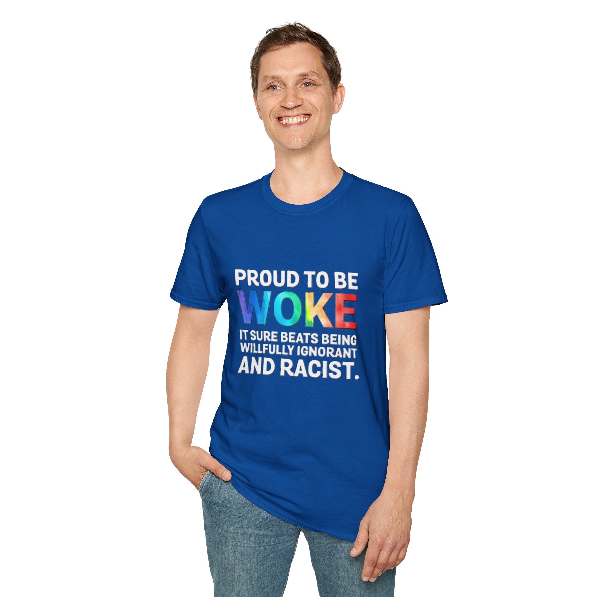 Proud to be Woke Unisex T-Shirt, Anti-Racism Tee, Equality Shirt