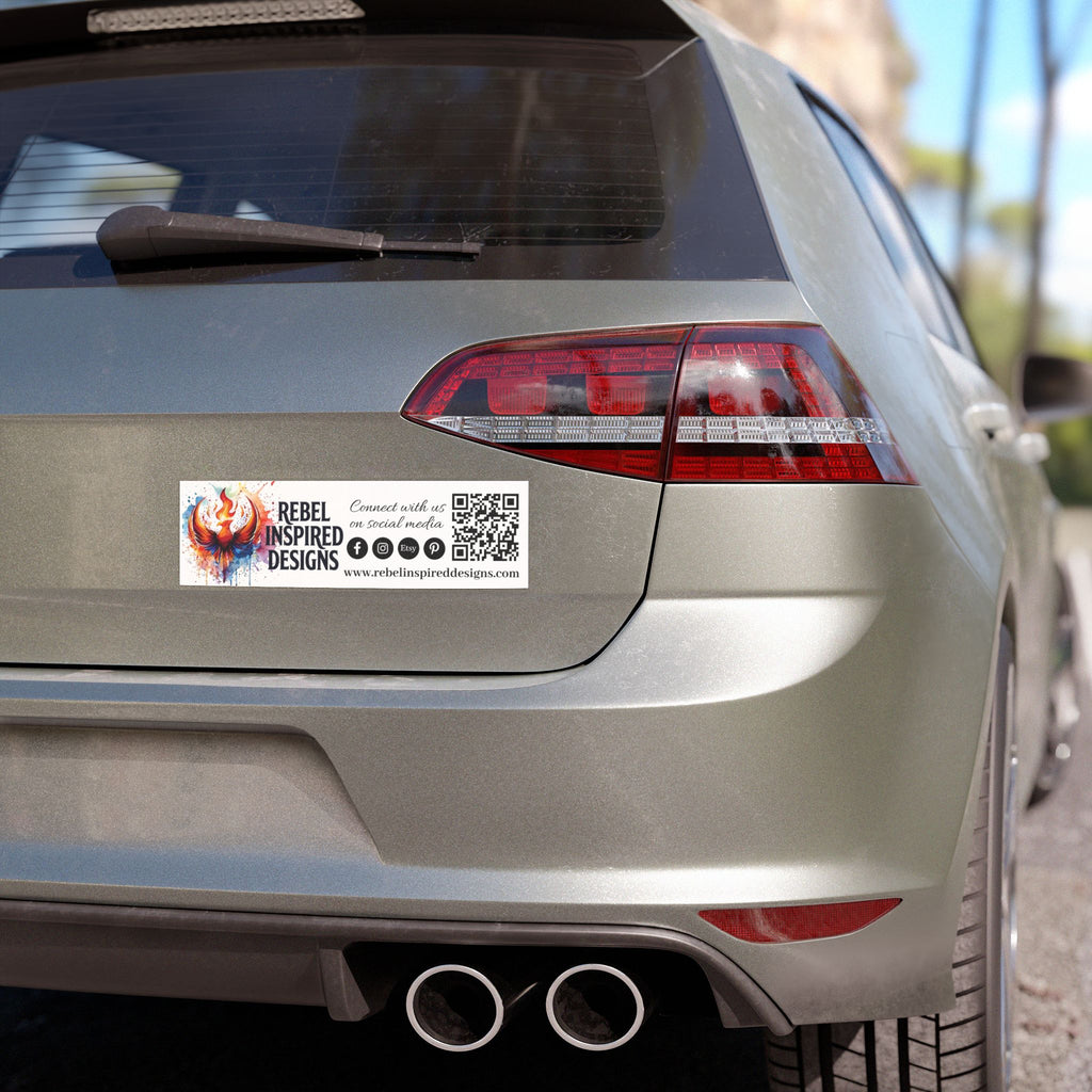 Rebel Inspired Designs Car Magnets | Rising Phoenix Brand Logo Decal