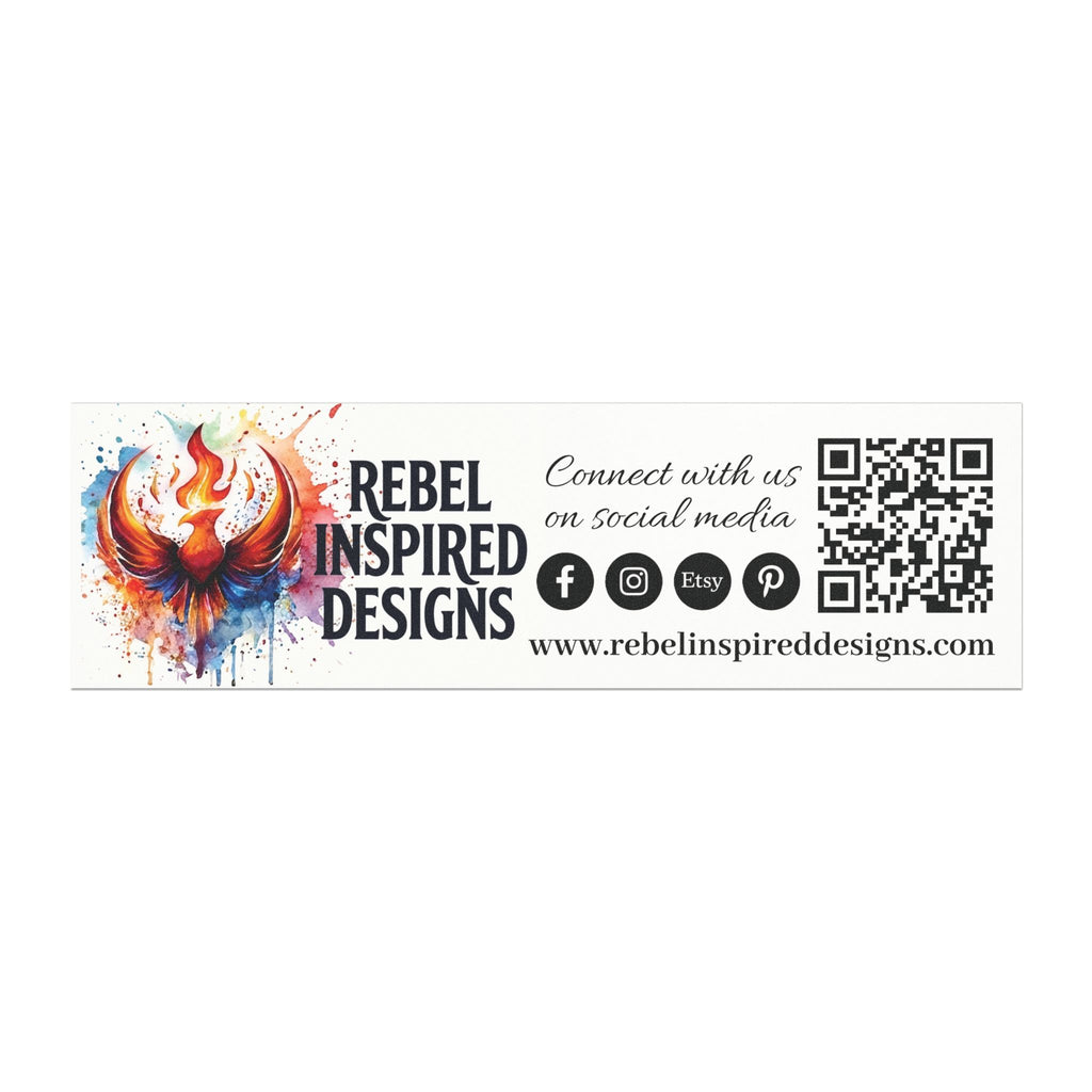 Rebel Inspired Designs Car Magnets | Rising Phoenix Brand Logo Decal