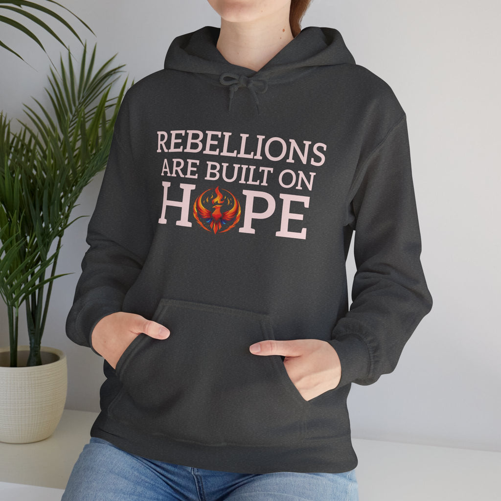Rebellions Are Built on Hope Hoodie | Inspirational Protest Graphic Sweatshirt