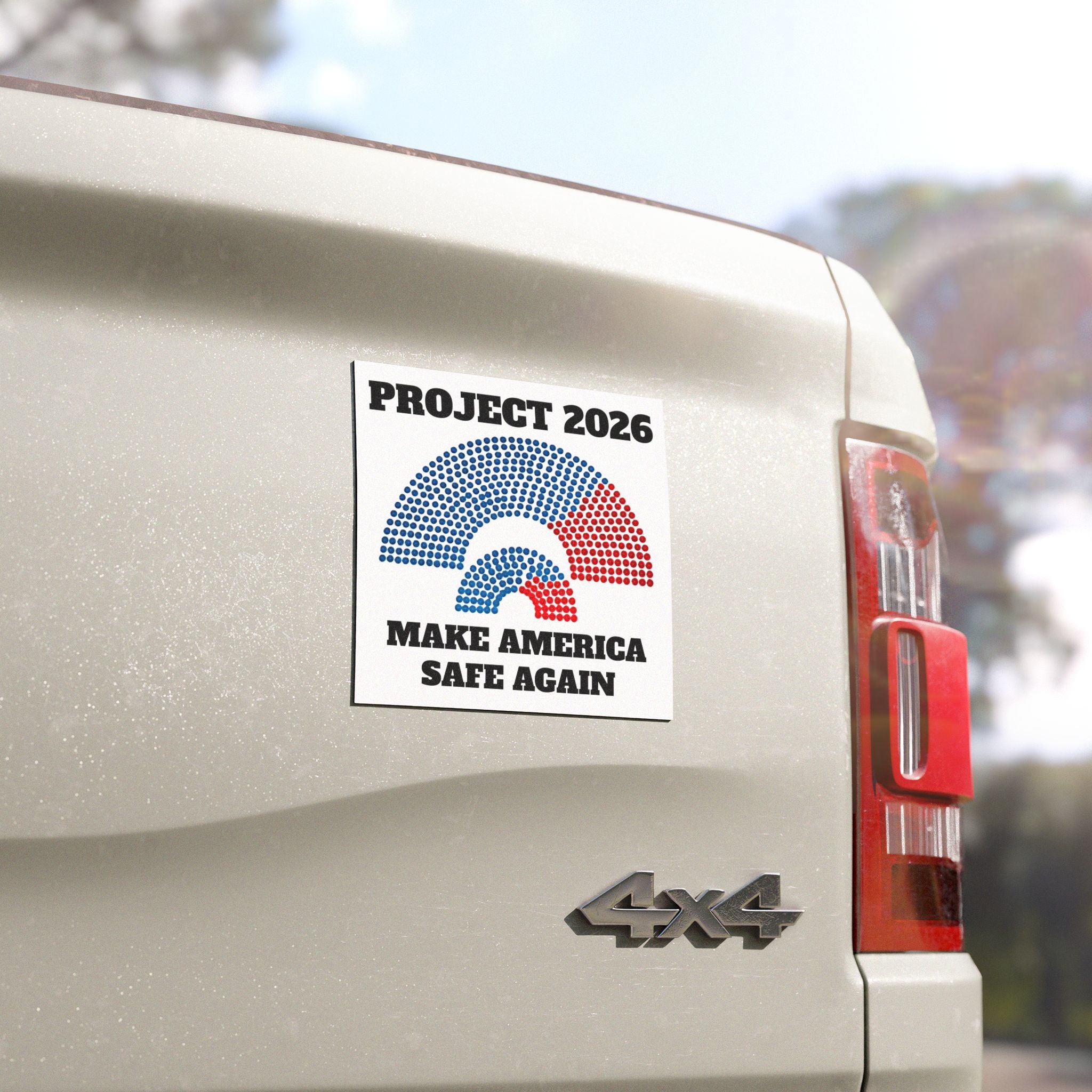Make America Safe Again Car Magnet | Political Americana Decal
