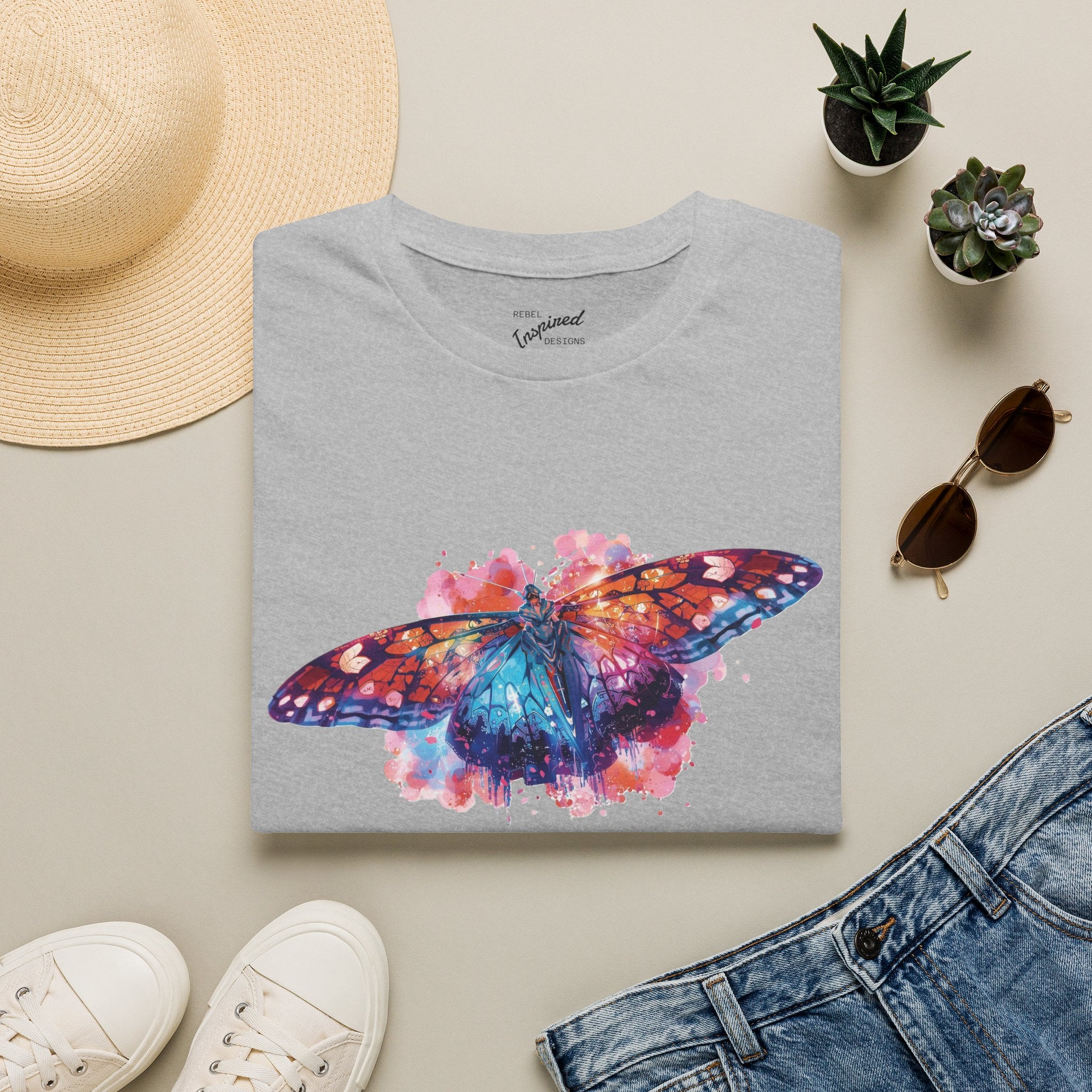 Butterfly Rise Together Graphic Tee | Equality Advocacy T-Shirt | Activist Gift