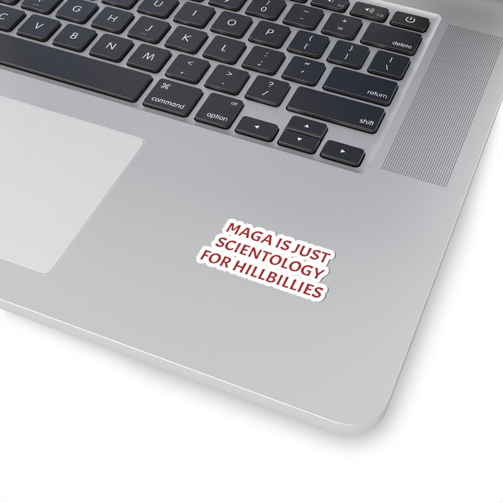 Hillbilly MAGA Kiss-Cut Stickers, Funny Stickers, Political Satire Decal