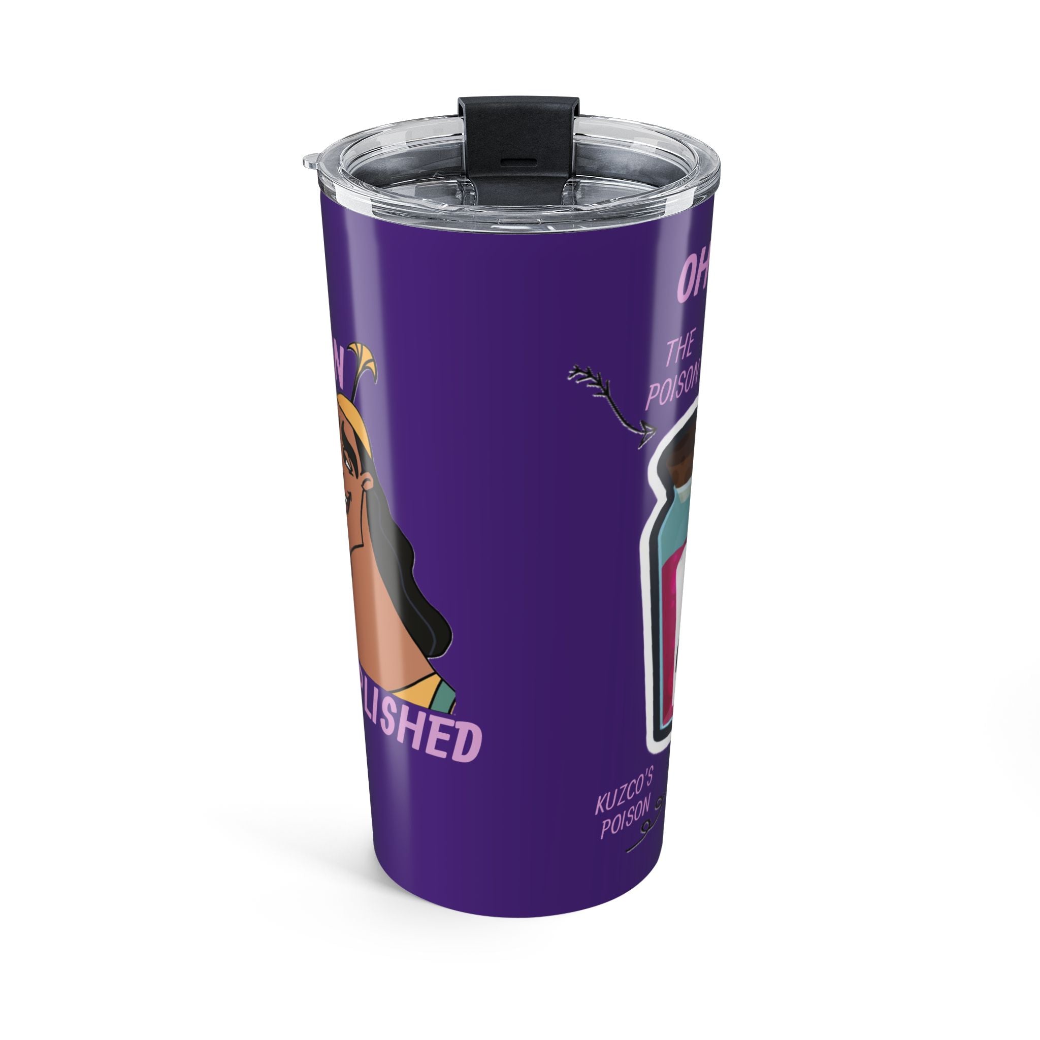 Poison Llama Tumbler | Stainless Steel Insulated Cup 20oz | Animated Movie Gift