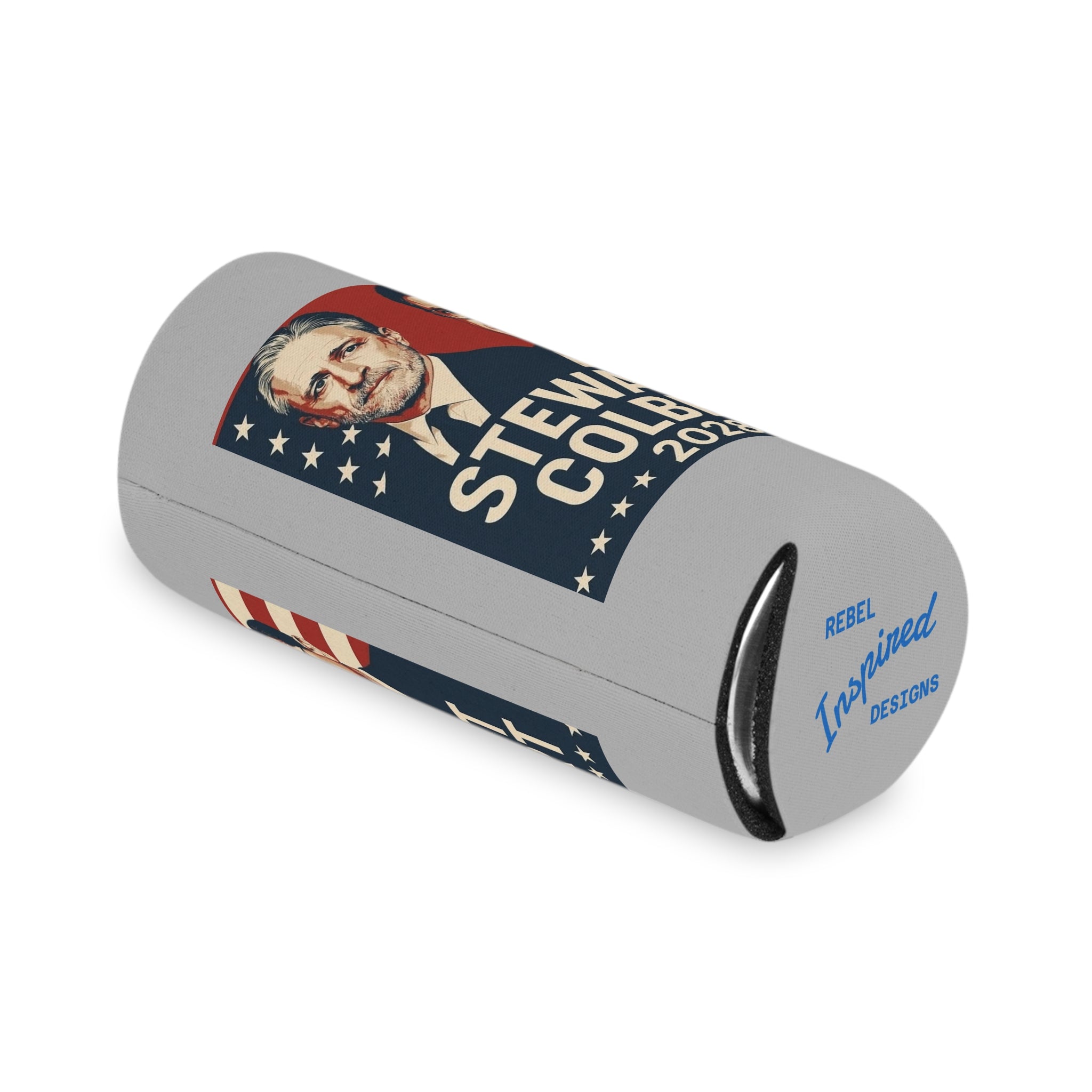 Stewart Colbert 2028 Can Cooler, Political Humor Beverage Holder, Insulated Drink Sleeve