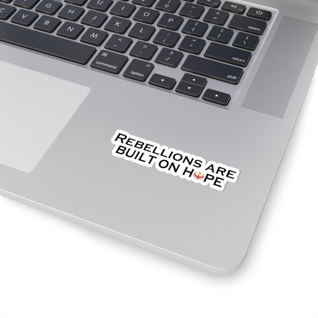 Rising Phoenix Built on Hope Kiss-Cut Stickers | Rebel Statement Vinyl Decal