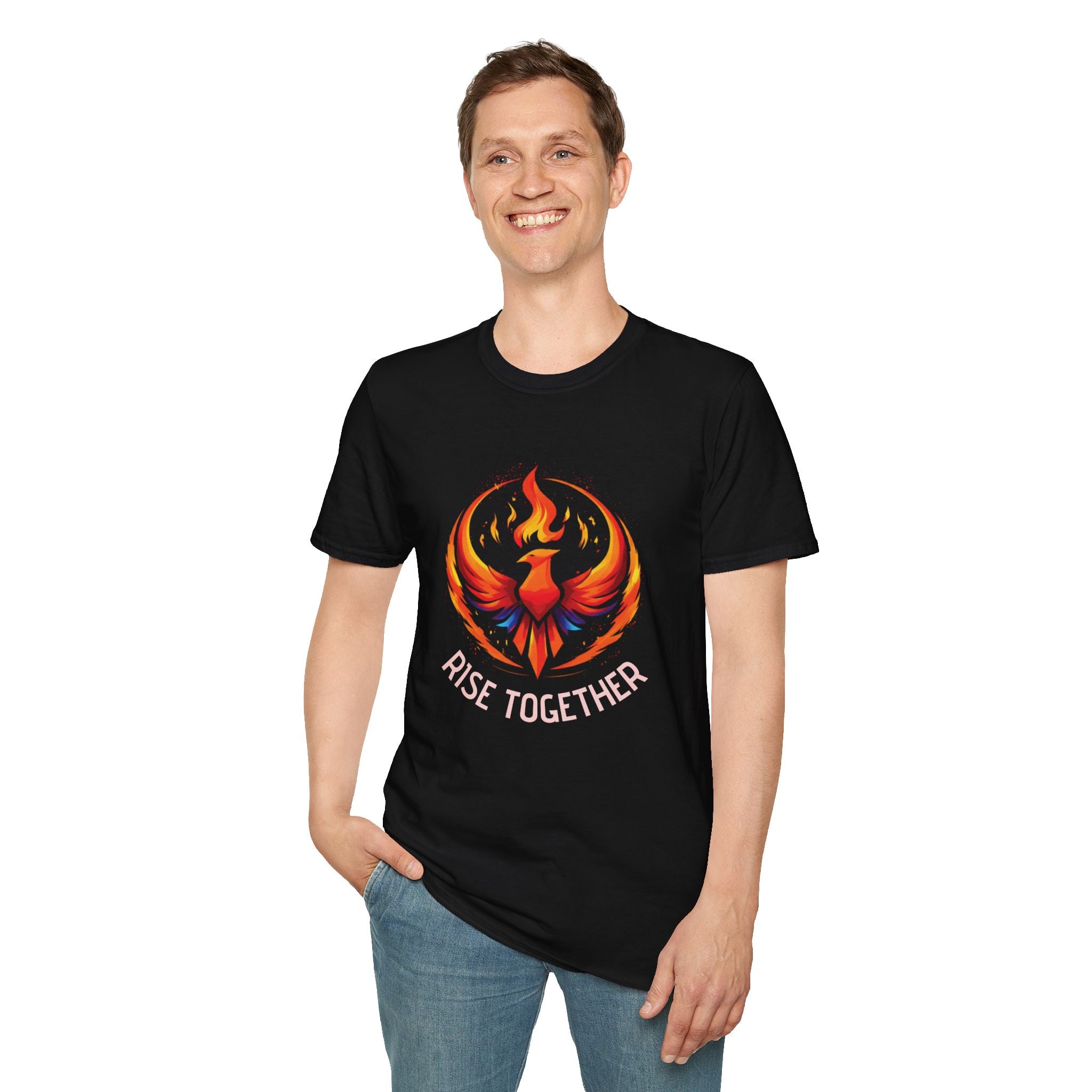 Phoenix Rise Together T-Shirt | Activist Empowerment Graphic Tee