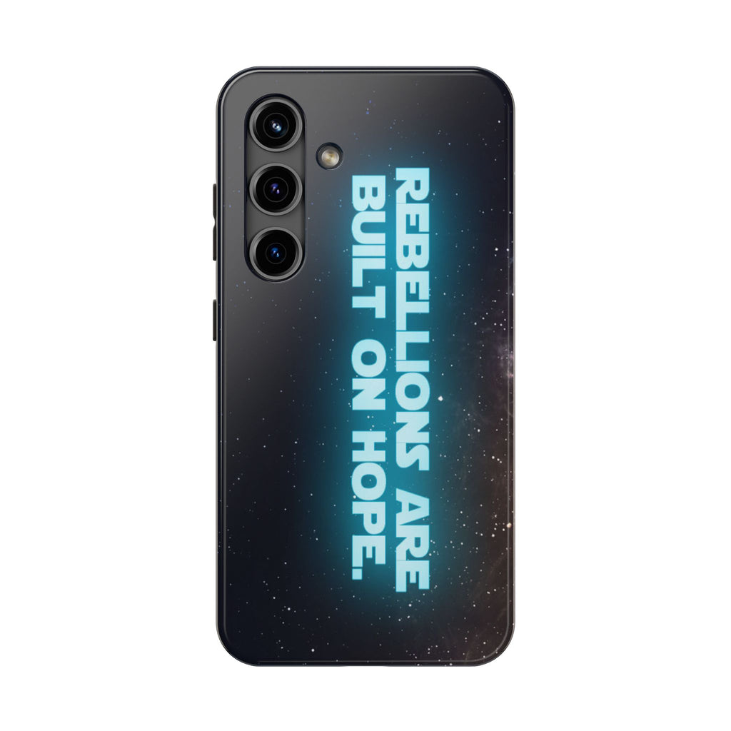 Rebel Phone Case | Rebellions Are Built on Hope iPhone & Android Cover | Sci-Fi Fan Gift
