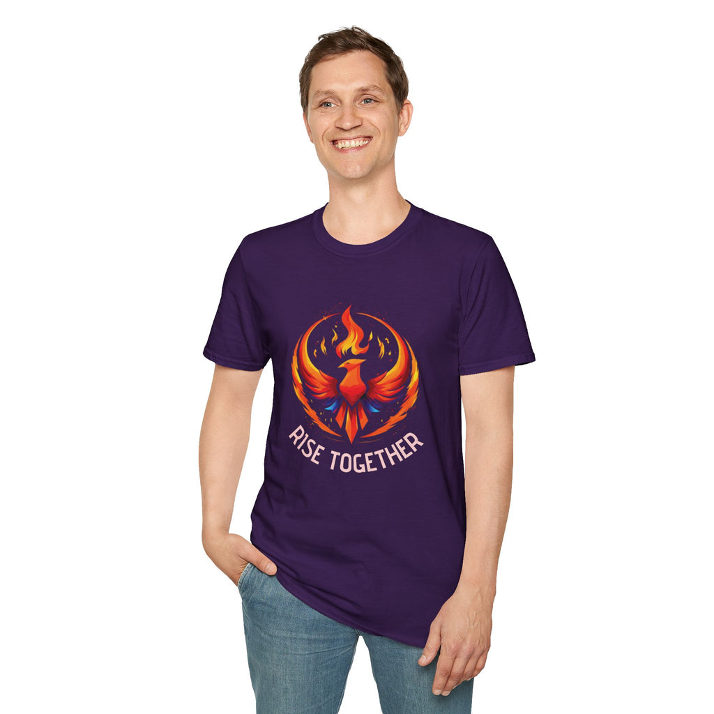Phoenix Rise Together T-Shirt | Activist Empowerment Graphic Tee
