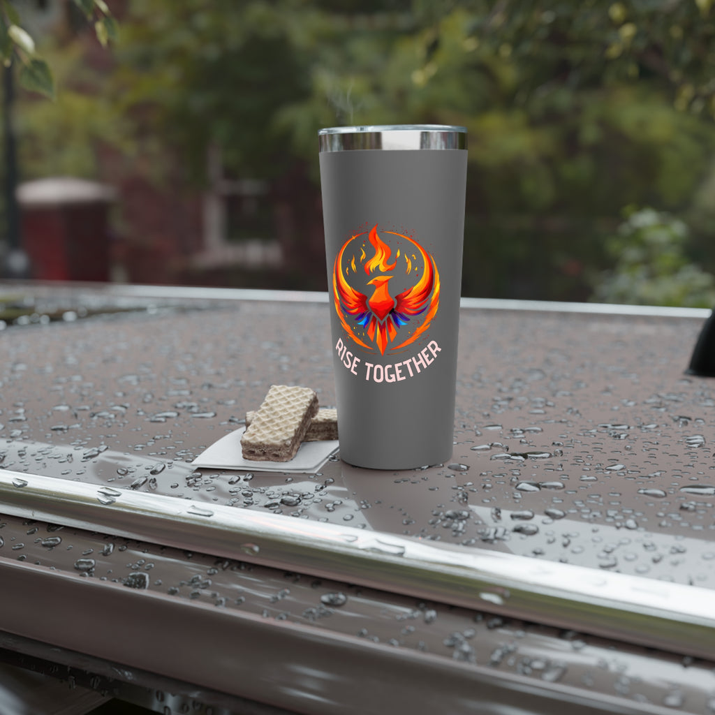 Rise Together Tumbler | 22oz Double-Wall Travel Mug | Activist Gift