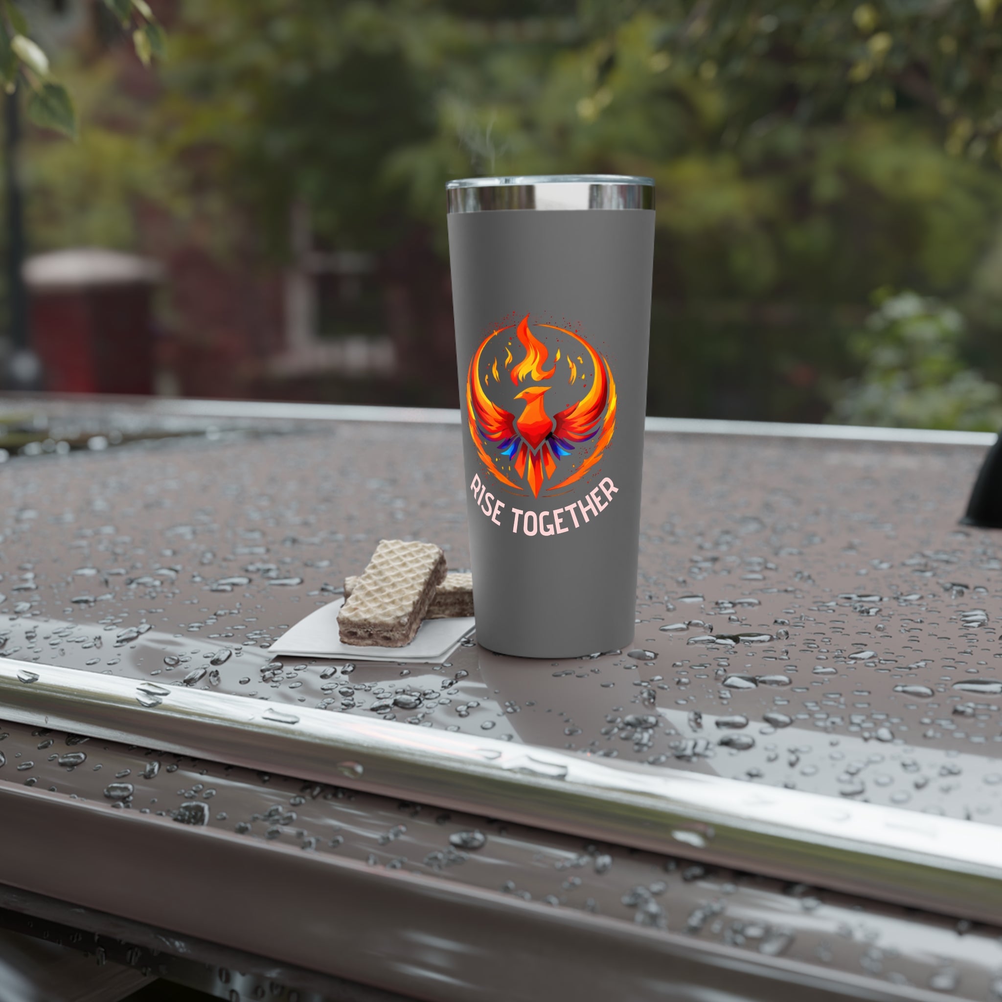 Rise Together Tumbler | 22oz Double-Wall Travel Mug | Activist Gift
