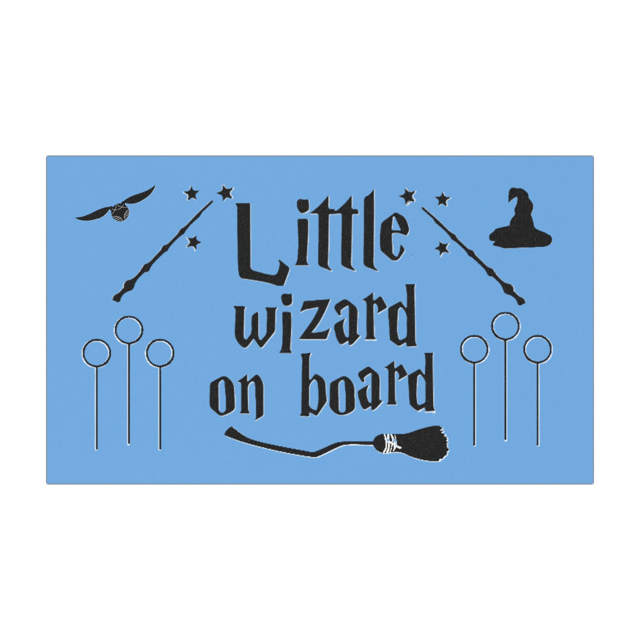 Little Wizard On Board Car Magnet | Magical Baby Sign | Baby Shower Gift