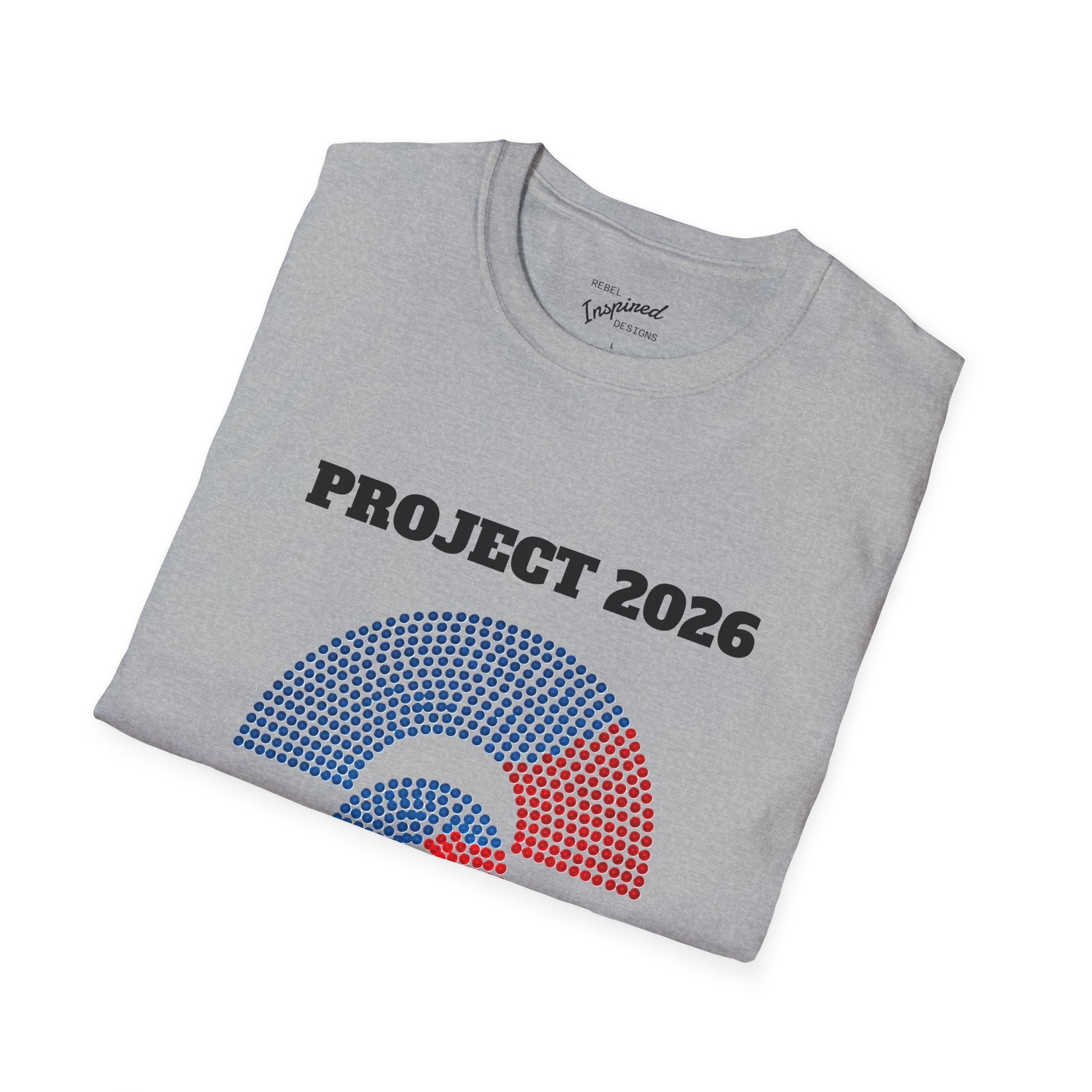 Project 2026 Unisex T-Shirt, Make America Safe Again, Congressional Map Tee