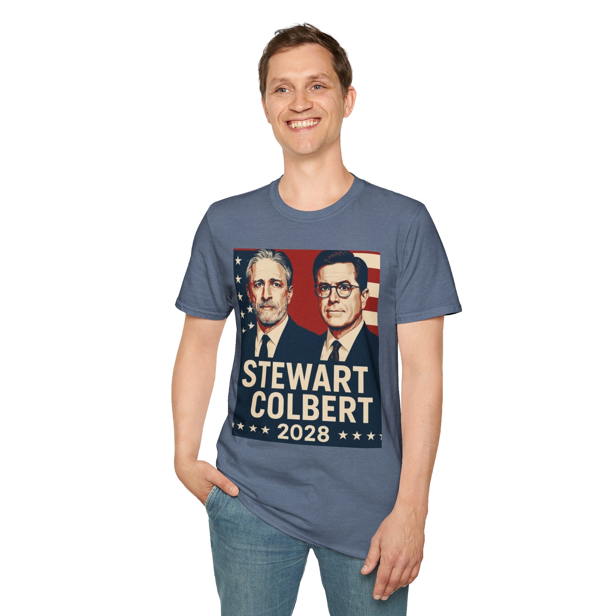 Stewart Colbert 2028 Election Tee | Political Humor Shirt | Satire Campaign Gift