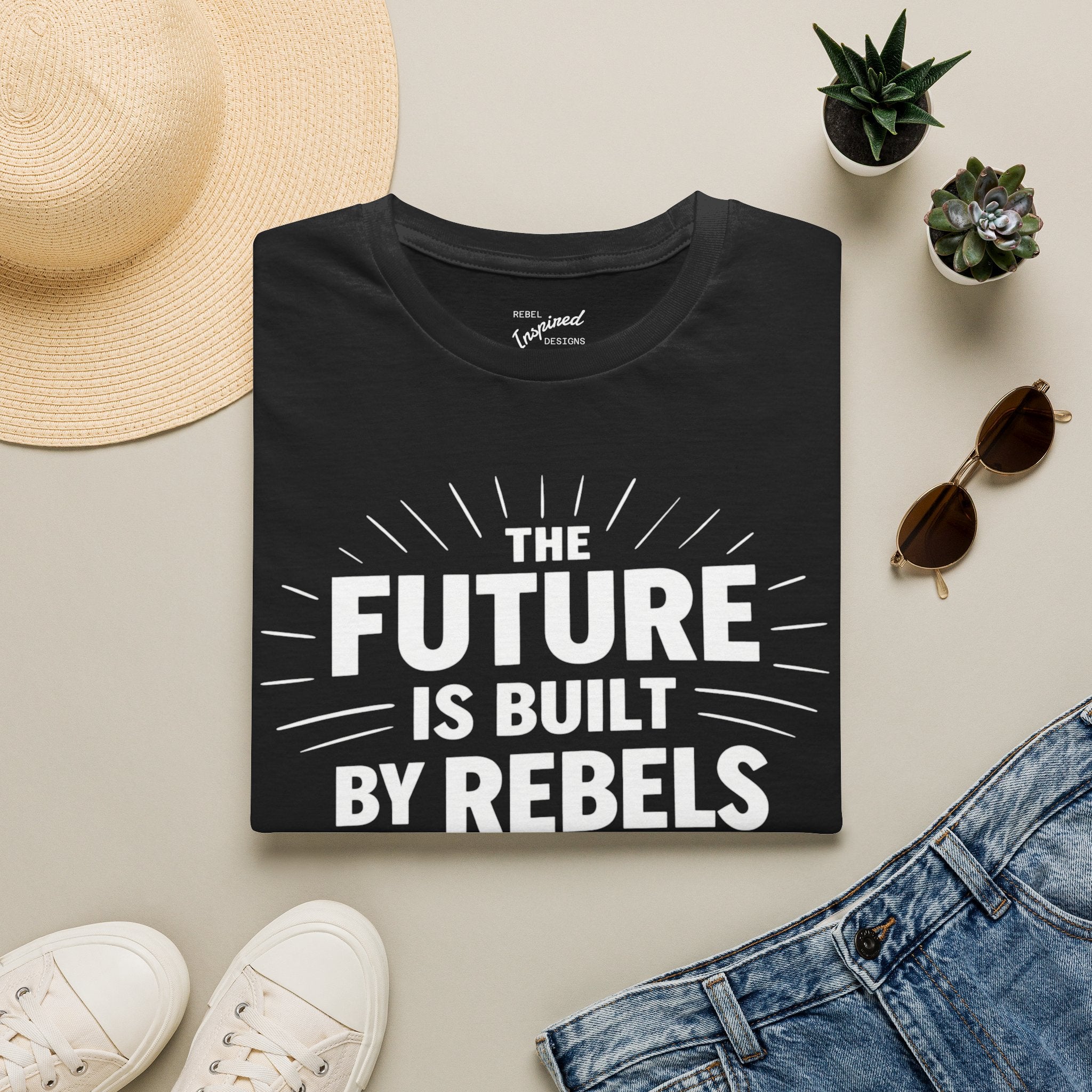 The Future is Built by Rebels Tee | Human Rights T-Shirt | Activist Gift