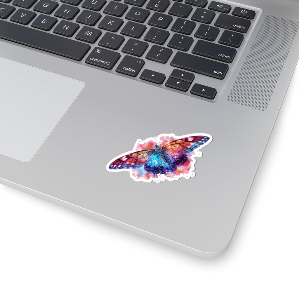 Butterfly Effect Kiss-Cut Sticker | Colorful Watercolor Laptop Decal | Activist Gift