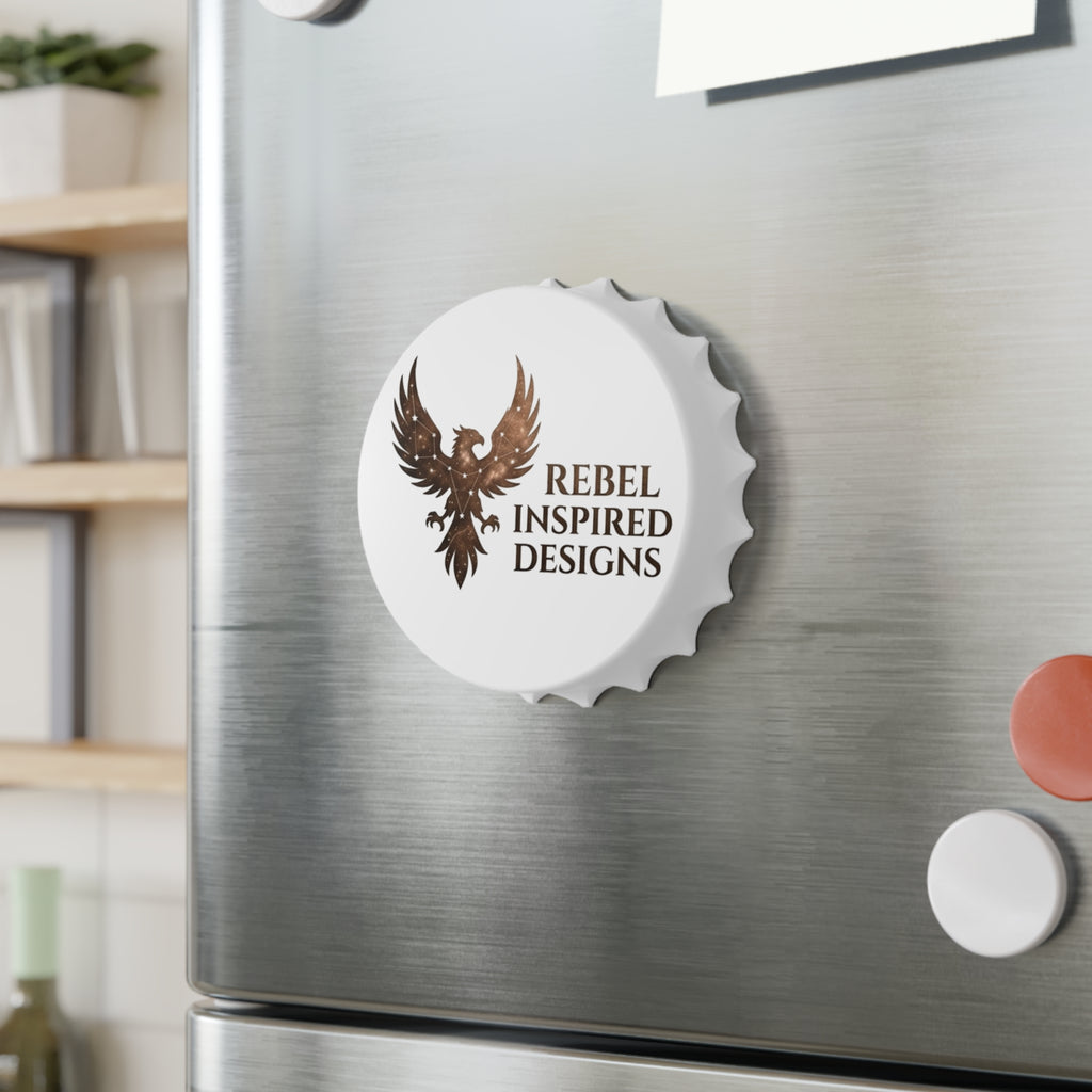 Rebel Inspired Designs Bottle Opener | Phoenix Logo Metal Opener