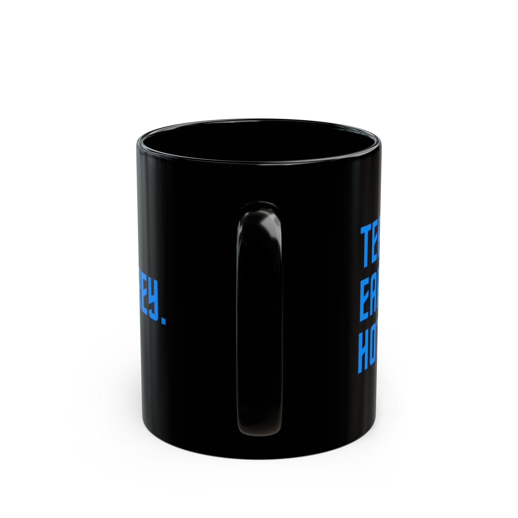 Tea Earl Grey Hot Mug | Black Ceramic Coffee Cup | Sci-fi Fan Gift
